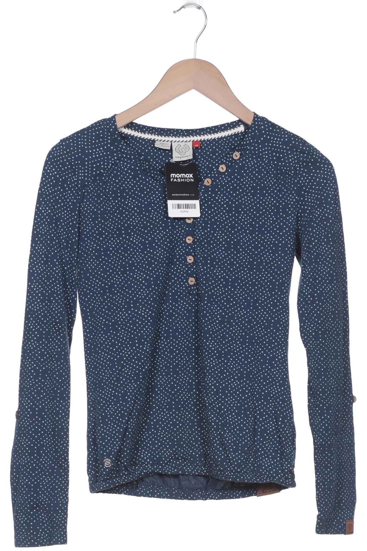

ragwear Damen Langarmshirt, blau, Gr. 34