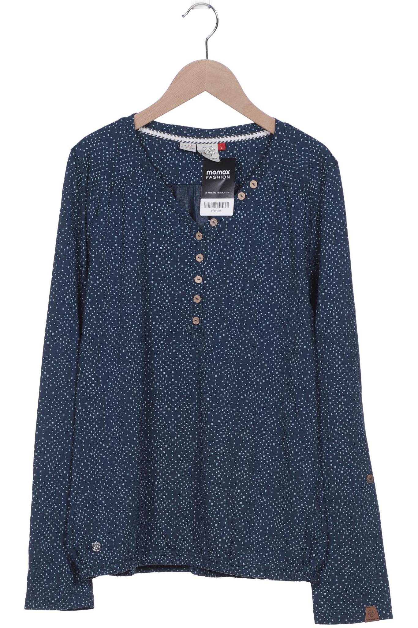 

ragwear Damen Langarmshirt, blau