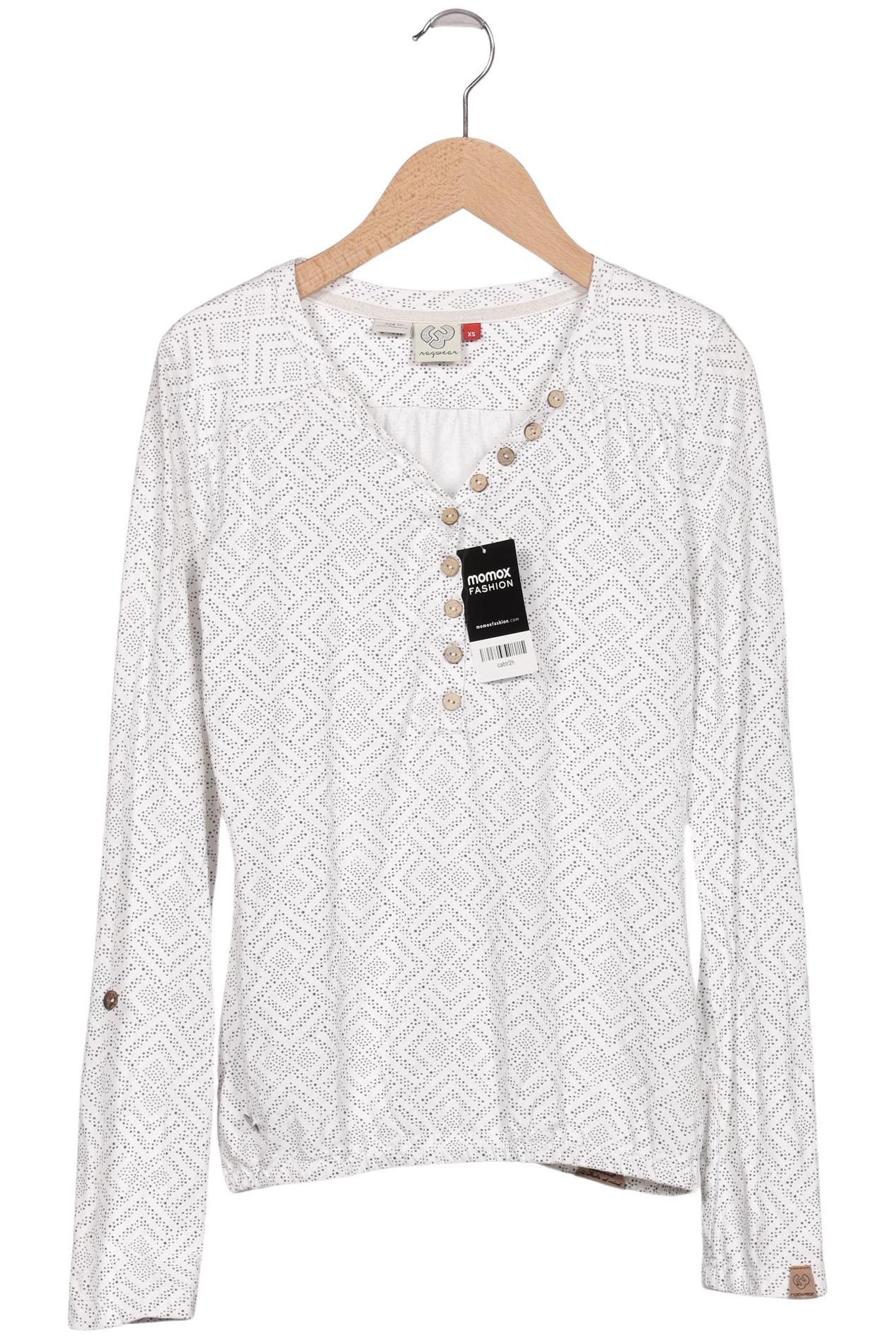 

ragwear Damen Langarmshirt, weiß, Gr. 34