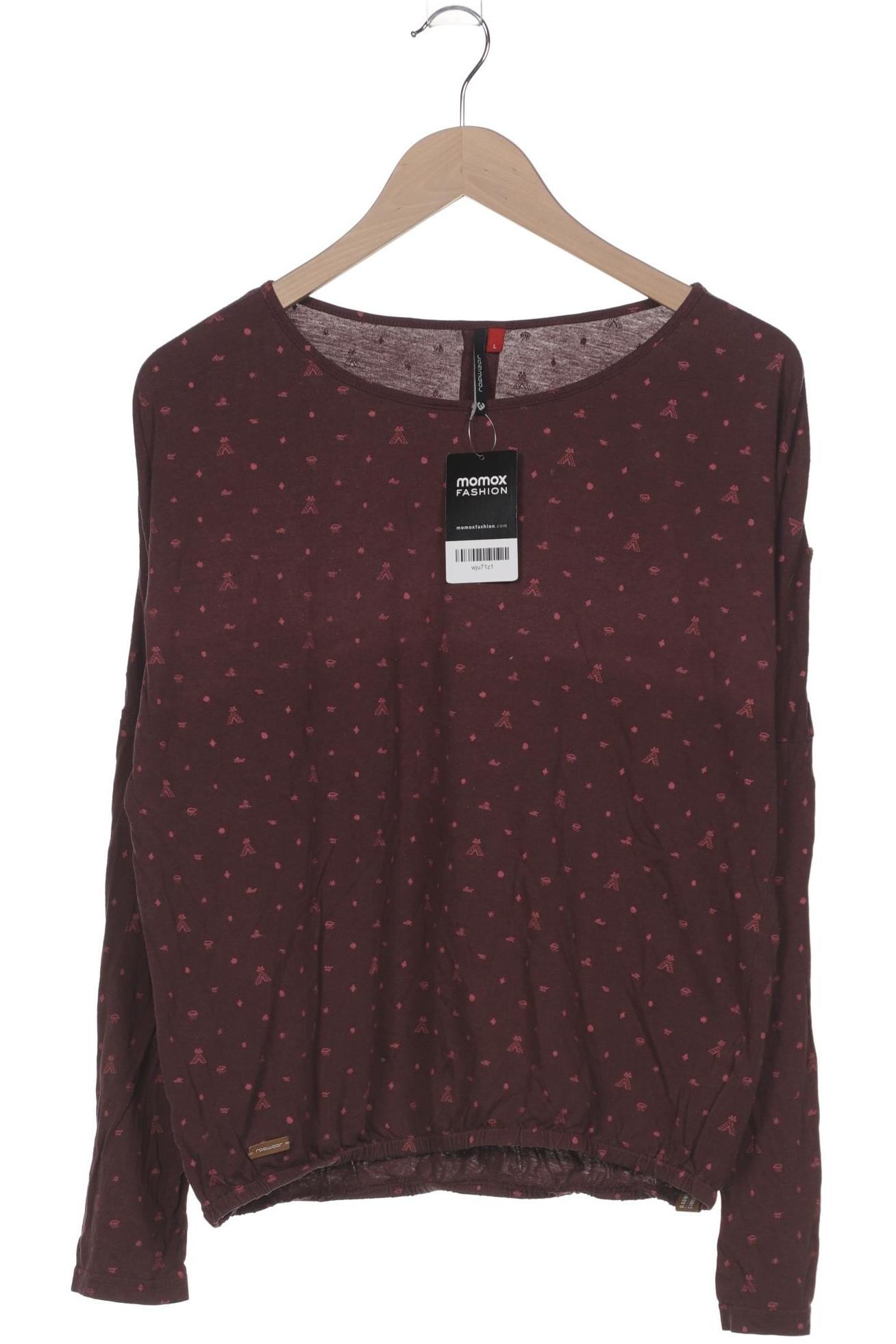 

ragwear Damen Langarmshirt, bordeaux, Gr. 42