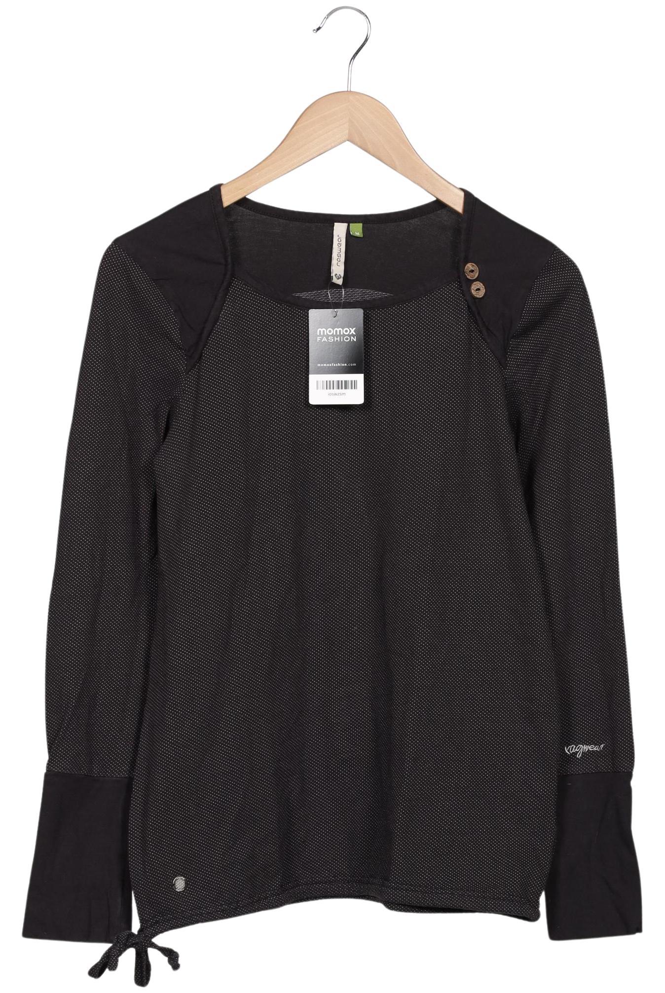 

ragwear Damen Langarmshirt, schwarz, Gr. 38