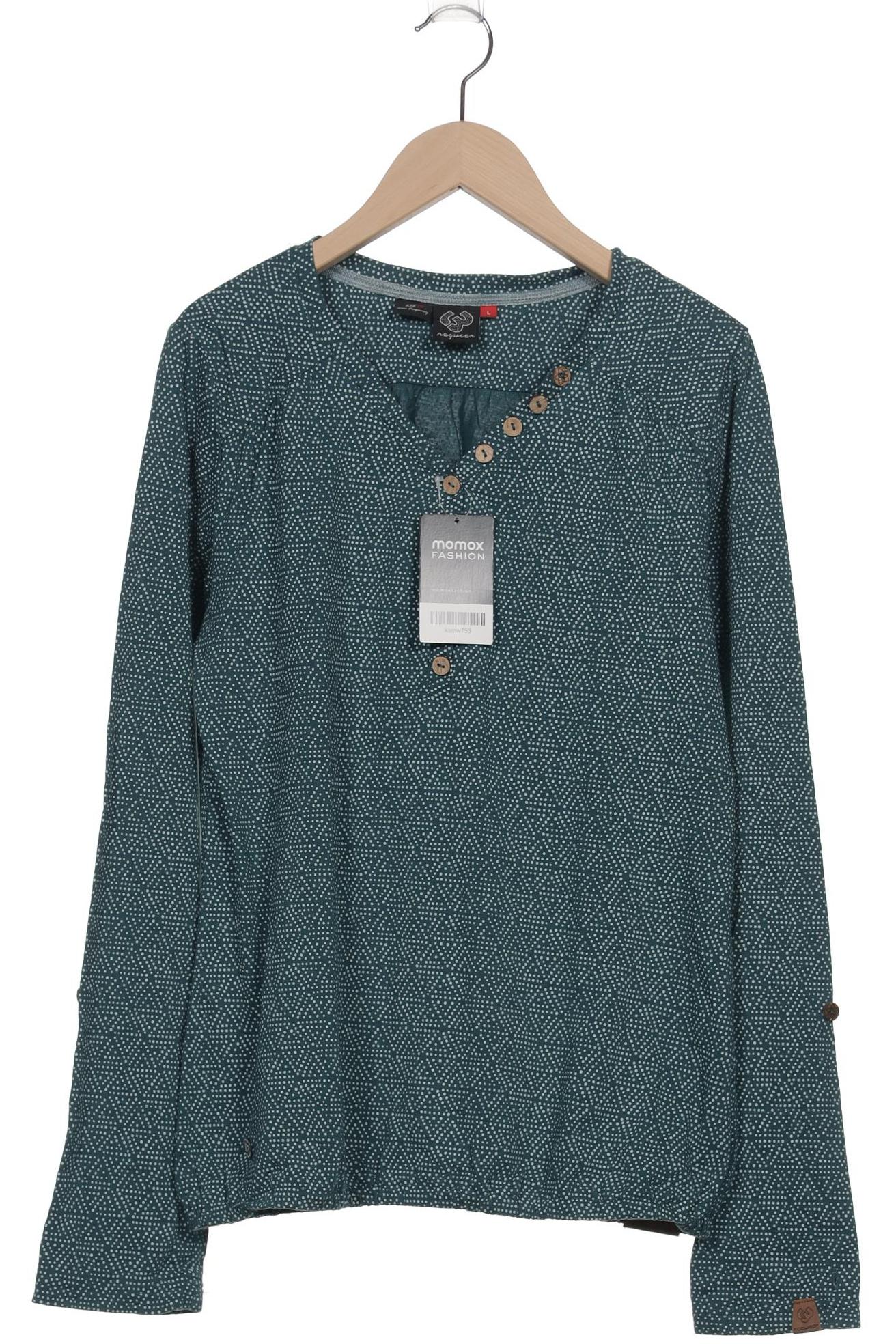 

ragwear Damen Langarmshirt, türkis, Gr. 42