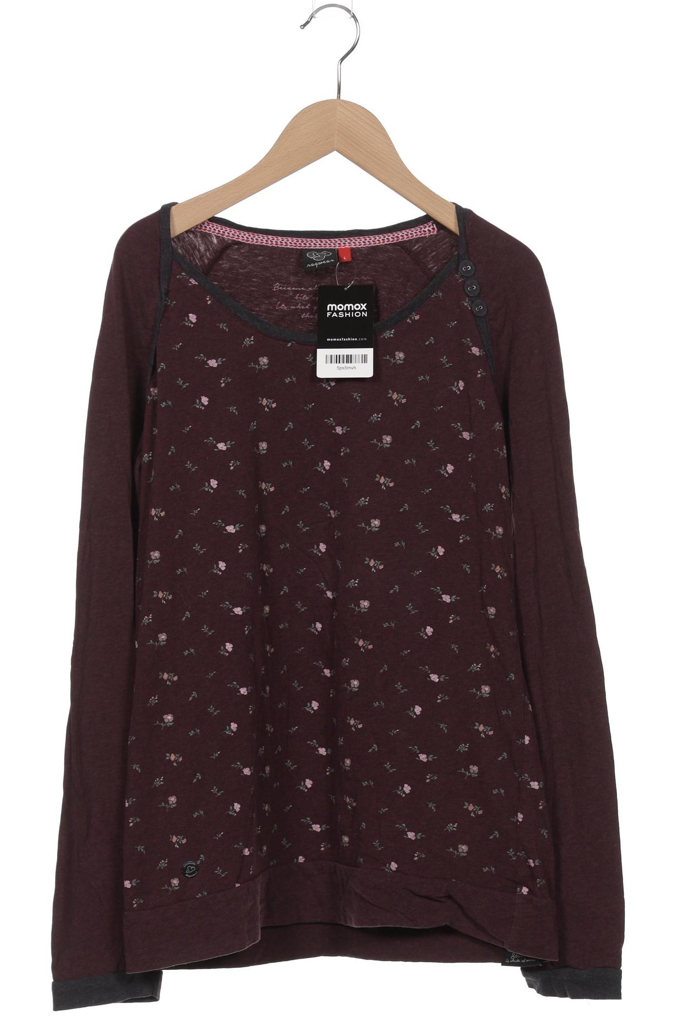 

ragwear Damen Langarmshirt, bordeaux, Gr. 42