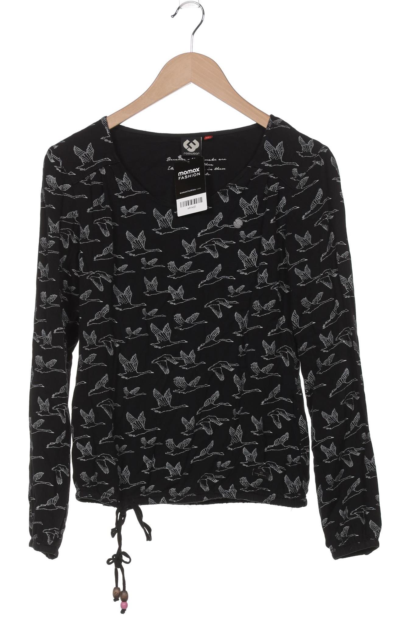 

ragwear Damen Langarmshirt, schwarz, Gr. 34