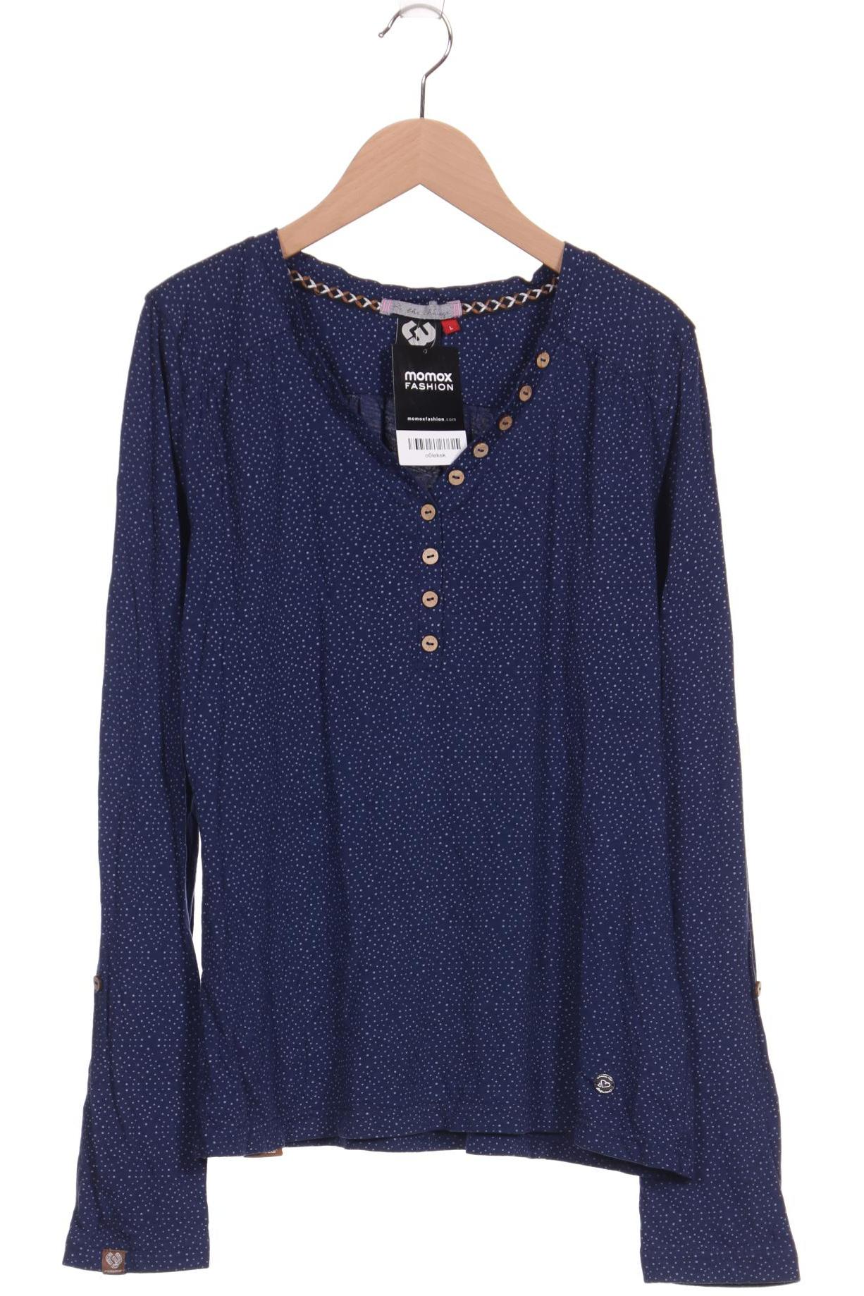 

ragwear Damen Langarmshirt, marineblau
