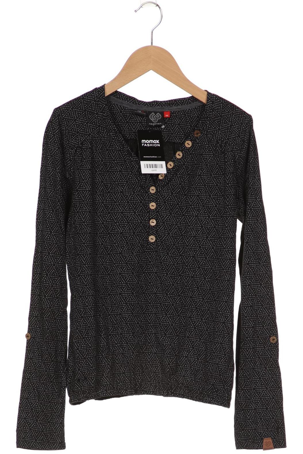 

ragwear Damen Langarmshirt, schwarz
