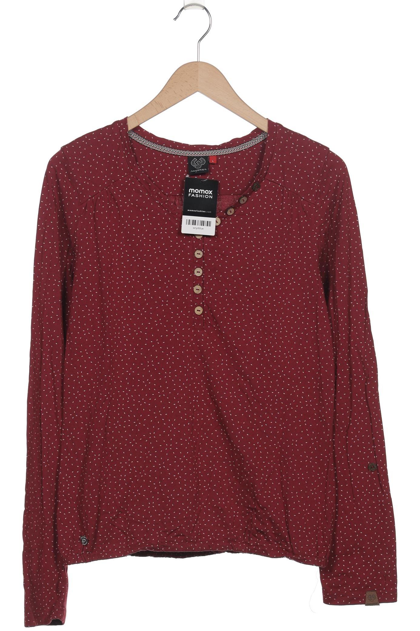 

ragwear Damen Langarmshirt, bordeaux, Gr. 42