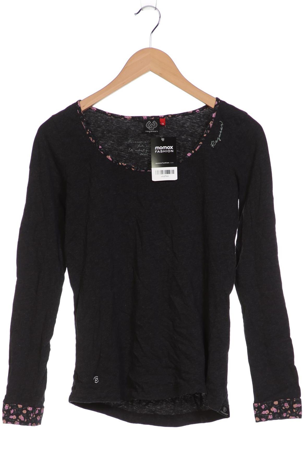 

ragwear Damen Langarmshirt, schwarz, Gr. 34