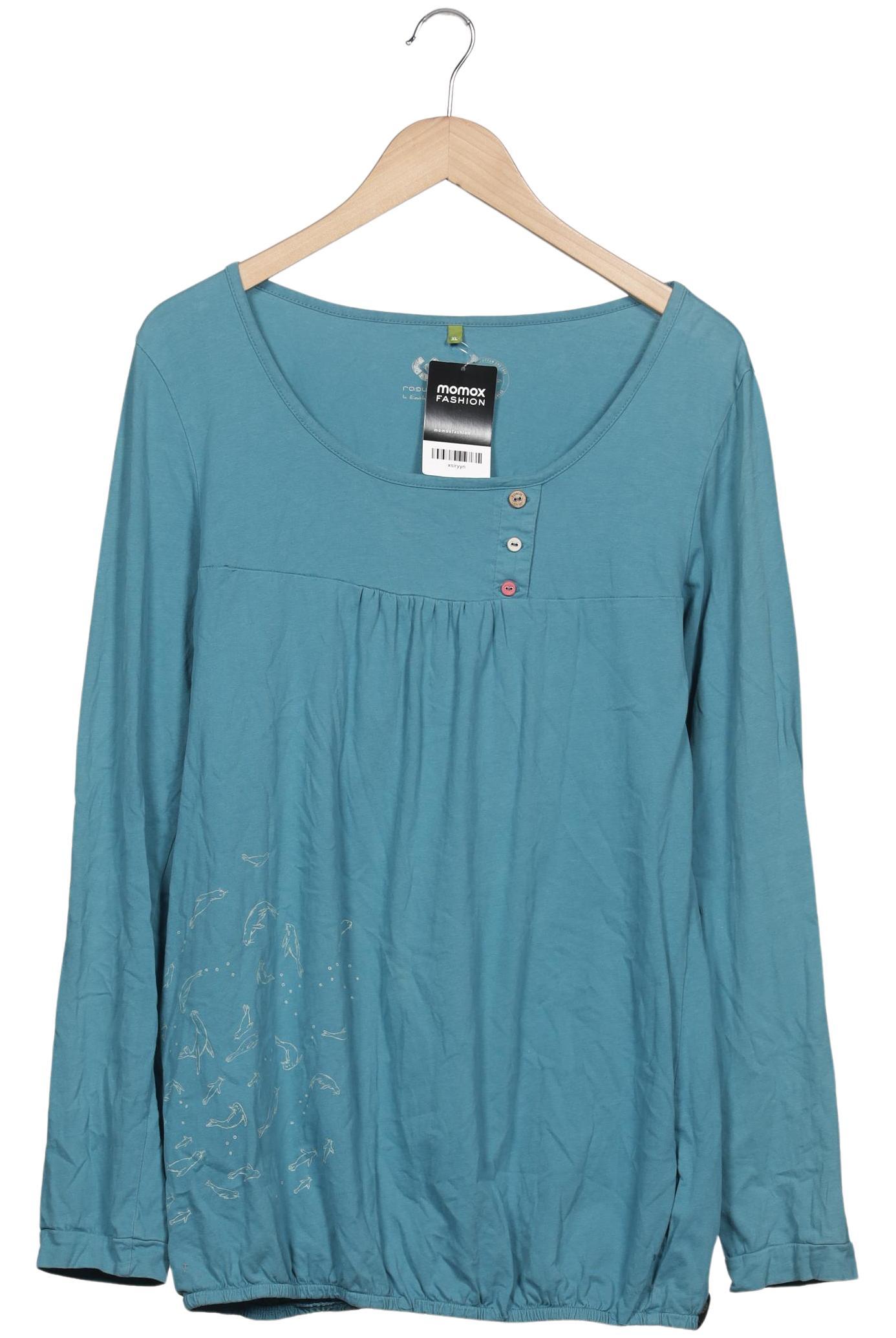 

ragwear Damen Langarmshirt, türkis, Gr. 44