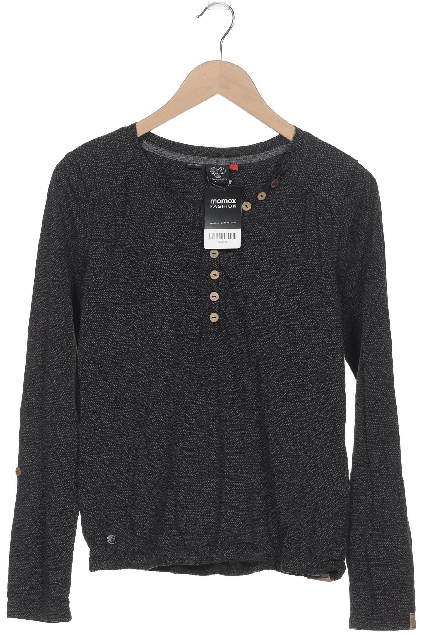 

ragwear Damen Langarmshirt, schwarz, Gr. 38