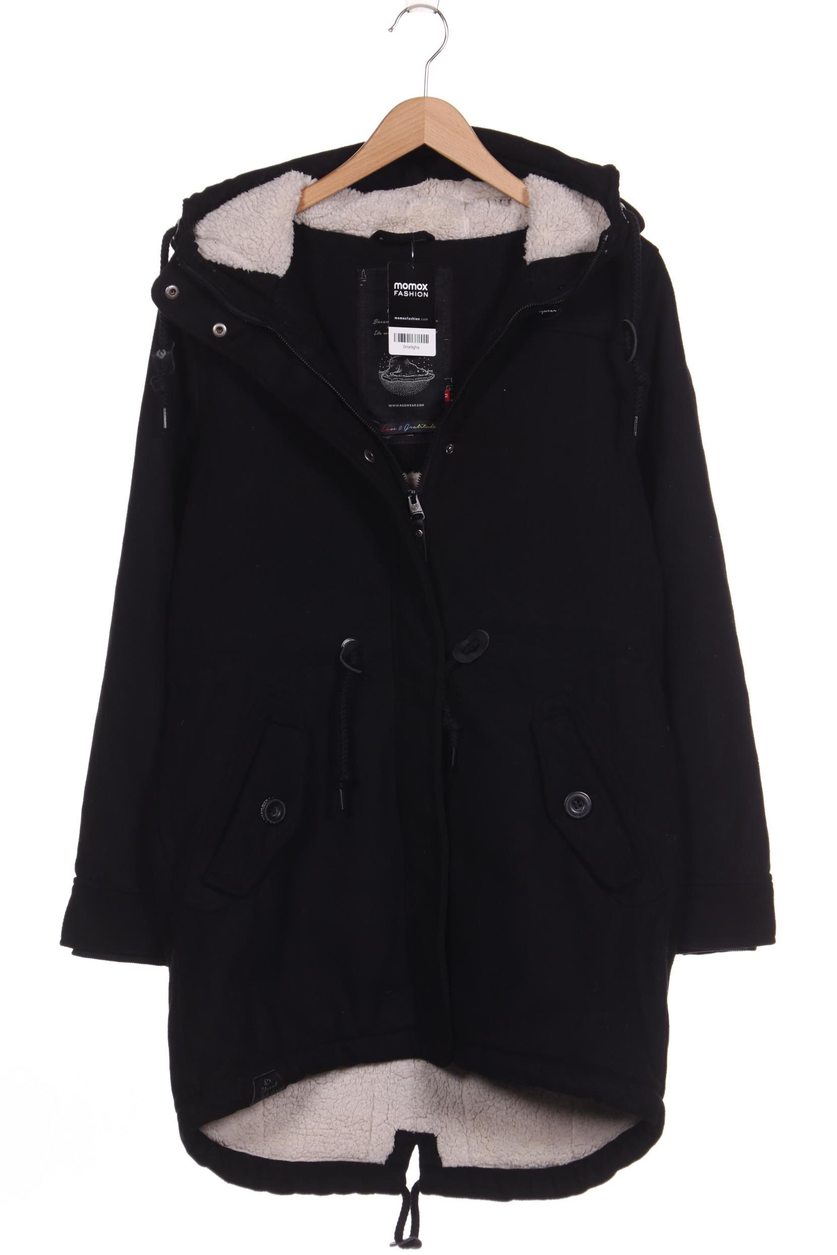 

ragwear Damen Mantel, schwarz