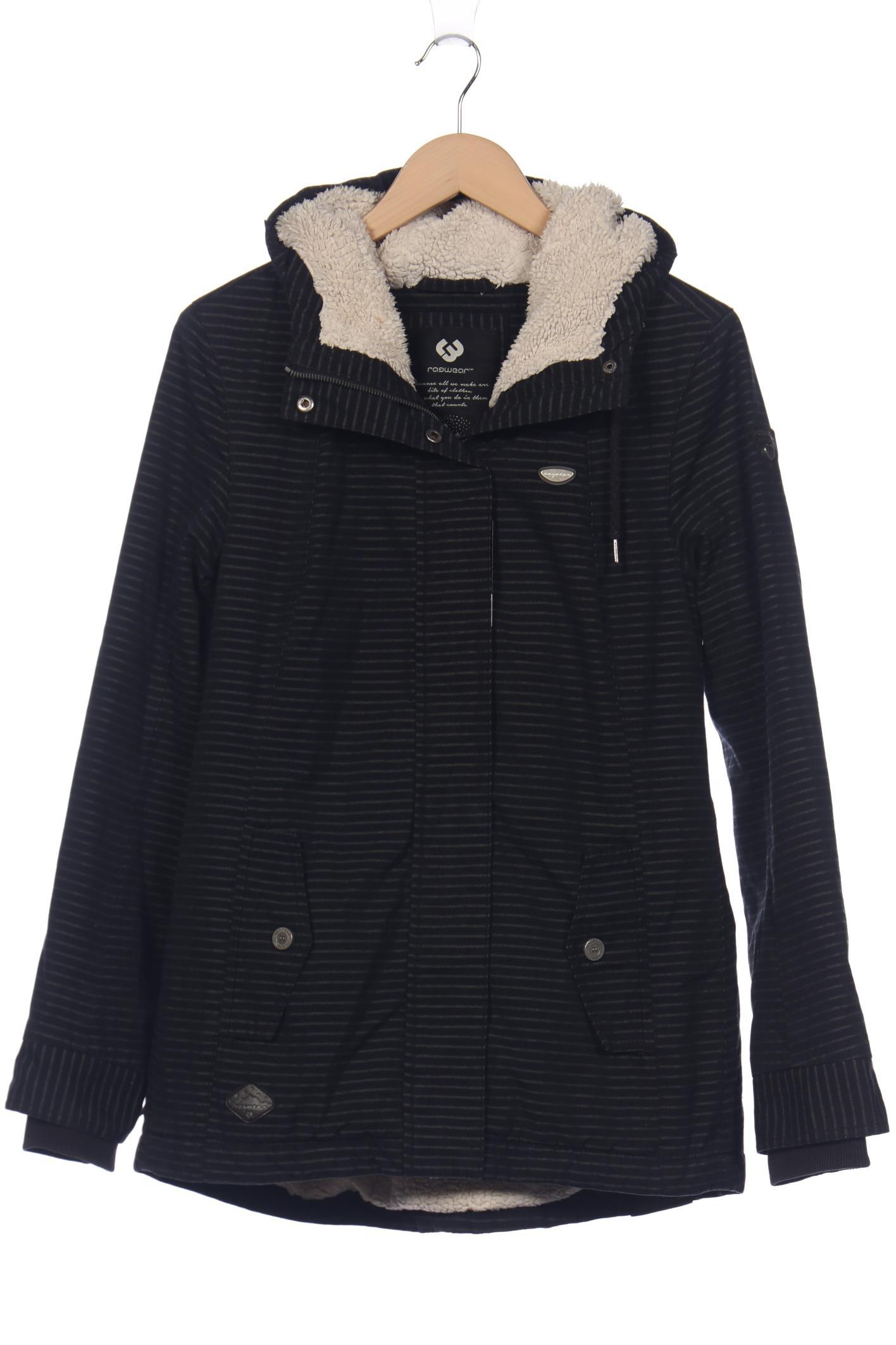 

ragwear Damen Mantel, schwarz