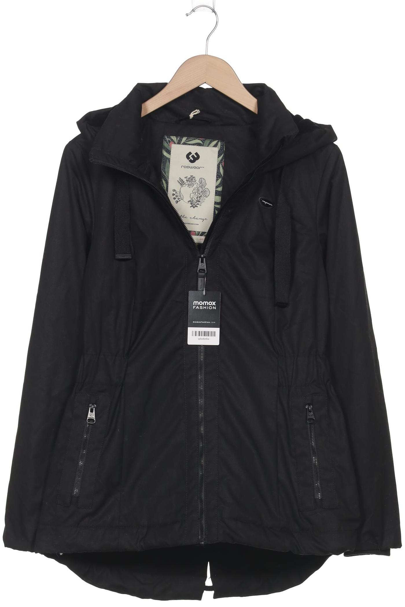 

ragwear Damen Mantel, schwarz, Gr. 38