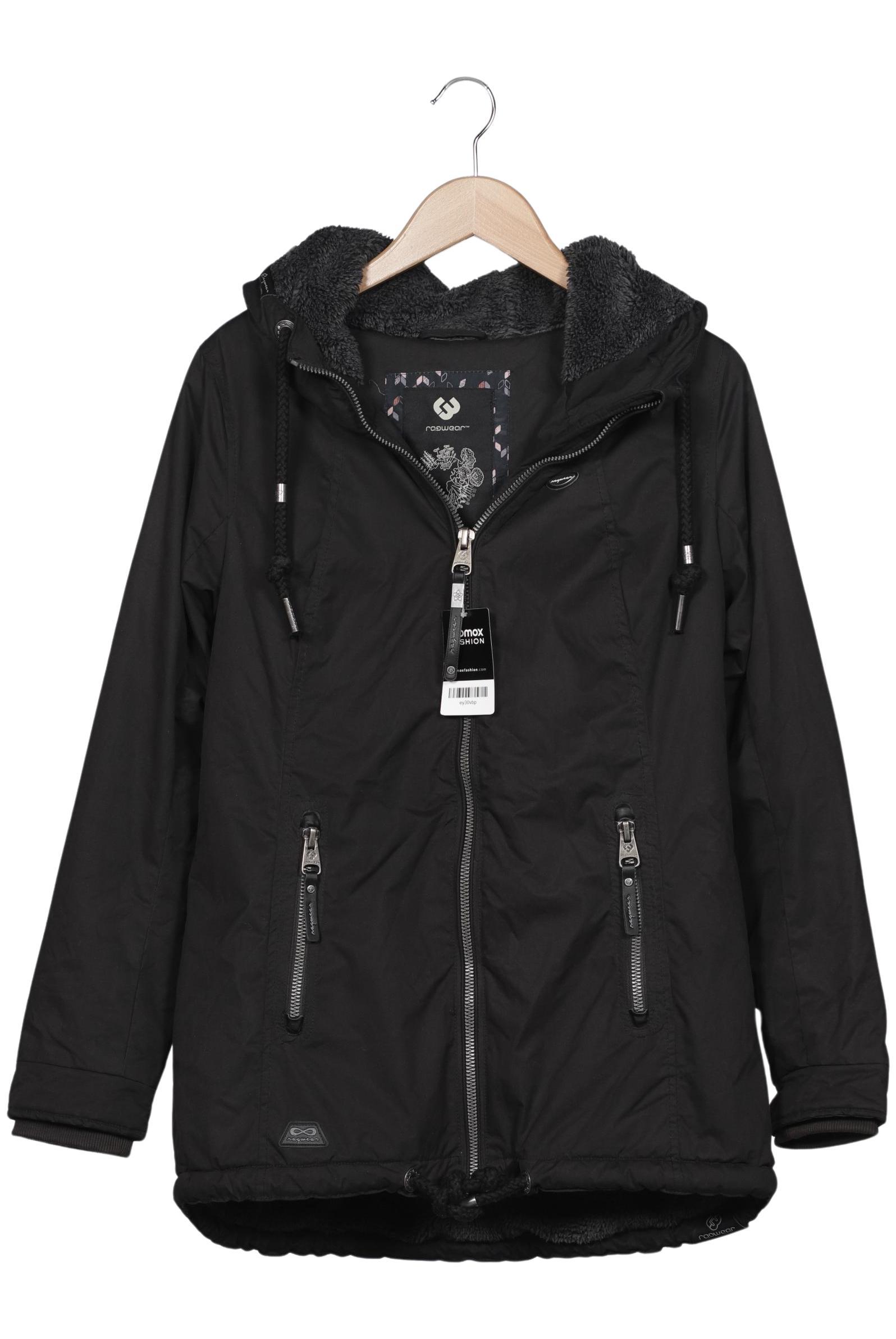 

ragwear Damen Mantel, schwarz, Gr. 38
