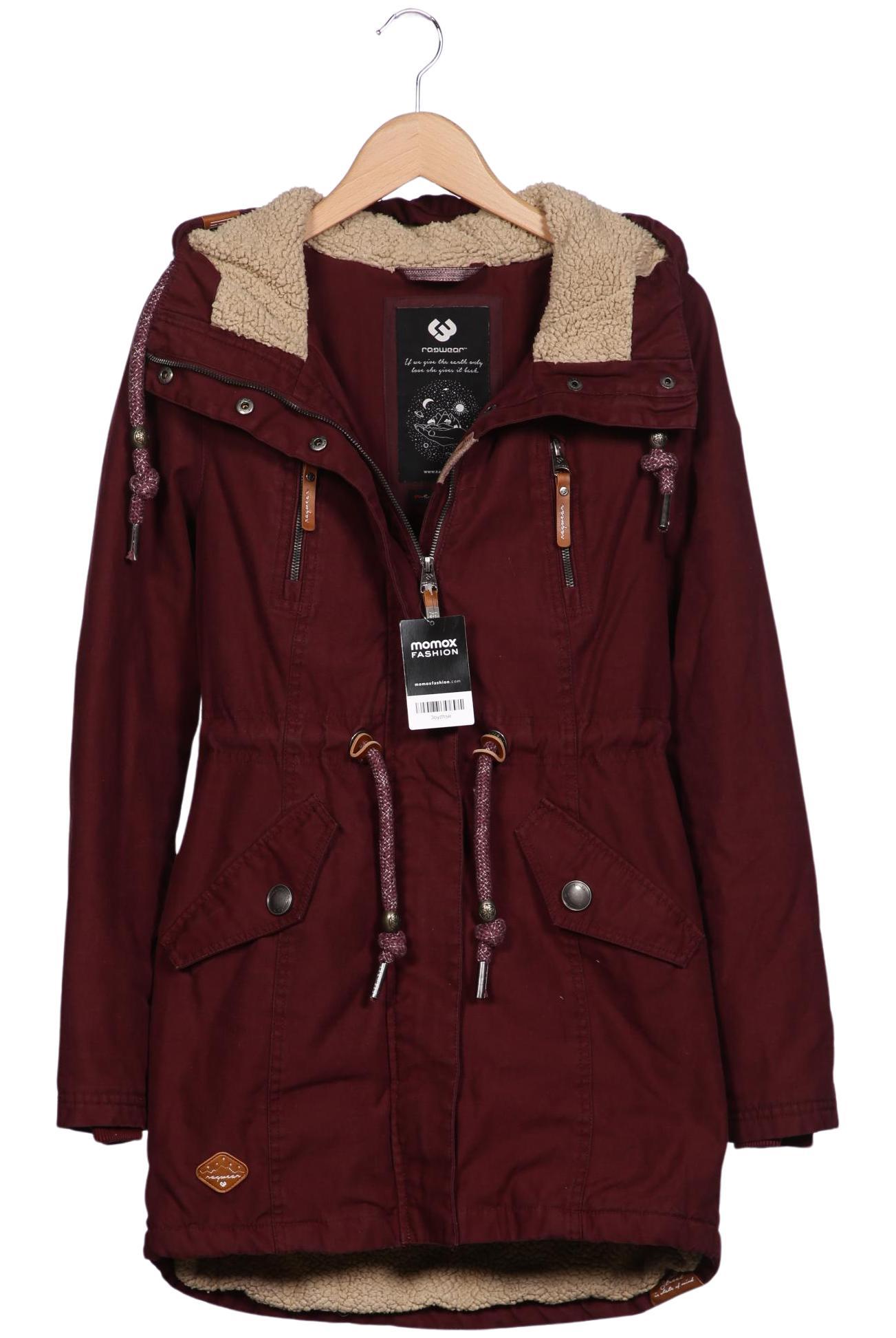 

ragwear Damen Mantel, bordeaux, Gr. 34