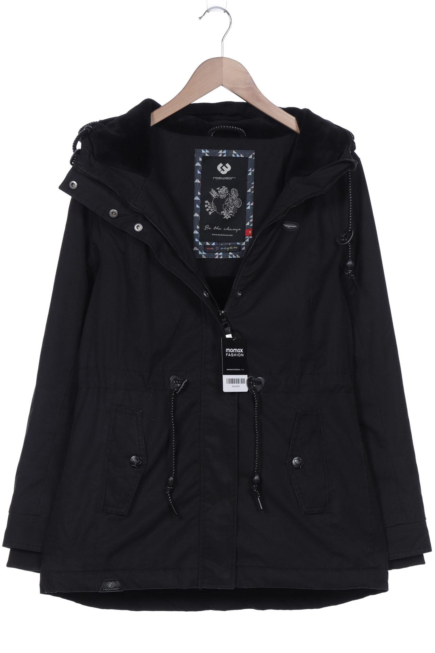 

ragwear Damen Mantel, schwarz, Gr. 38