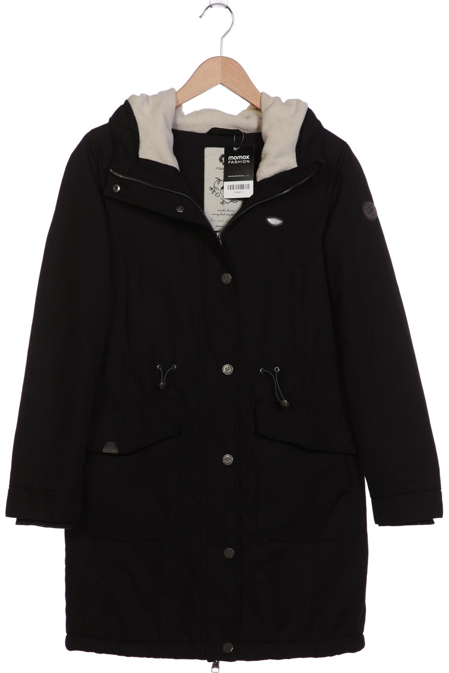 

ragwear Damen Mantel, schwarz, Gr. 34