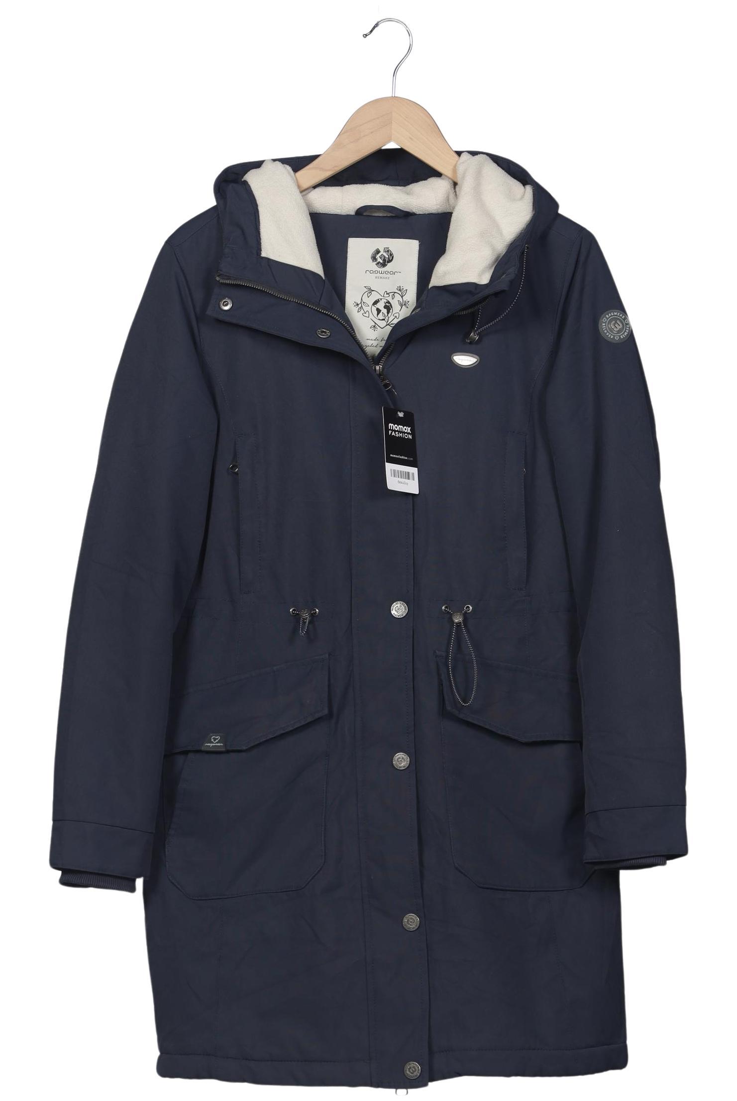 

ragwear Damen Mantel, blau, Gr. 38