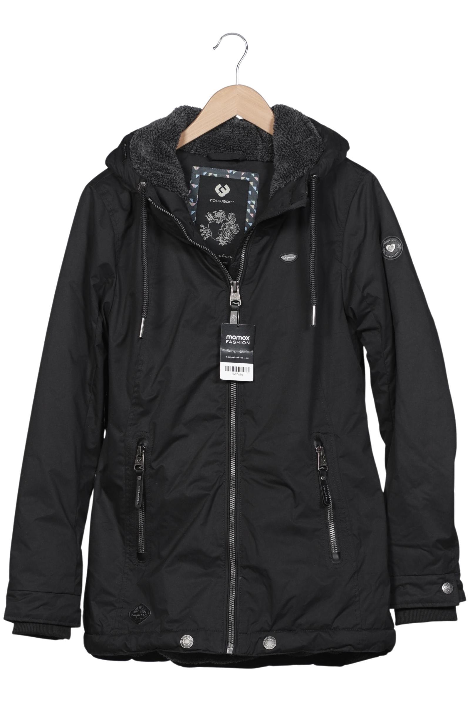 

ragwear Damen Mantel, schwarz, Gr. 38