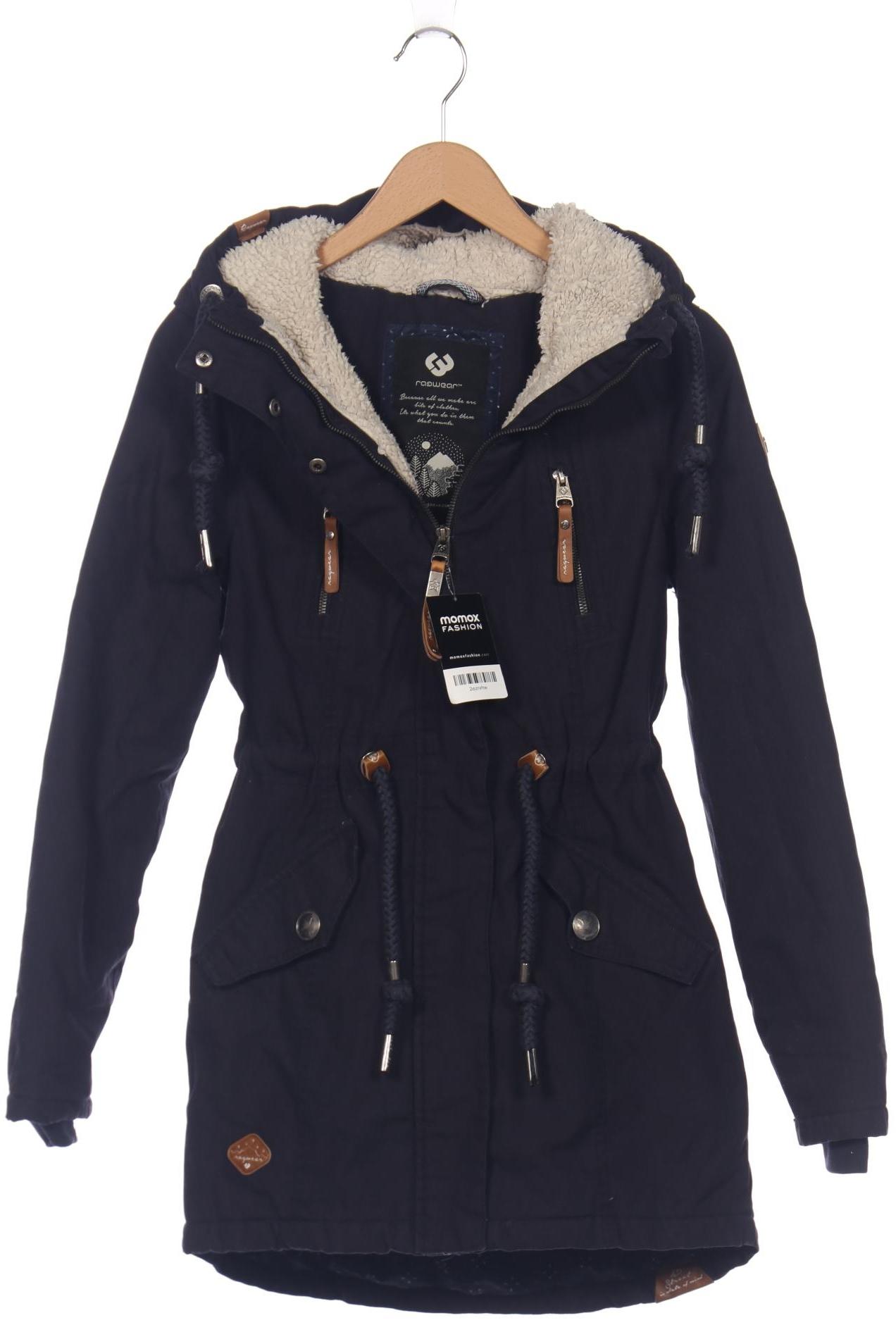 

ragwear Damen Mantel, marineblau, Gr. 34