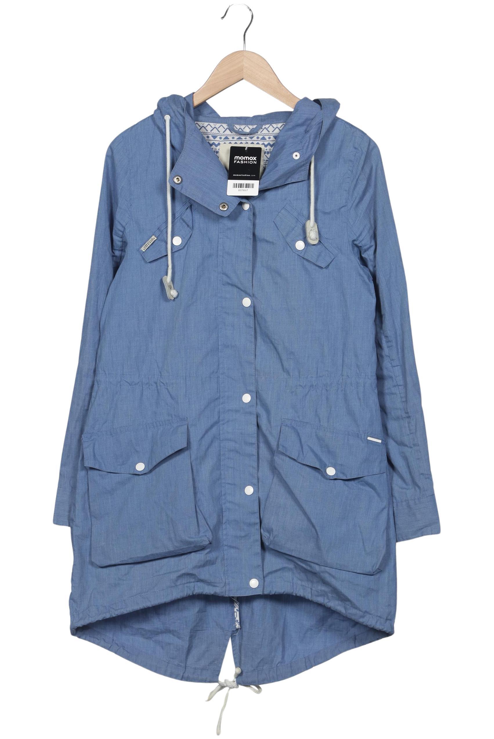 

ragwear Damen Mantel, blau, Gr. 38