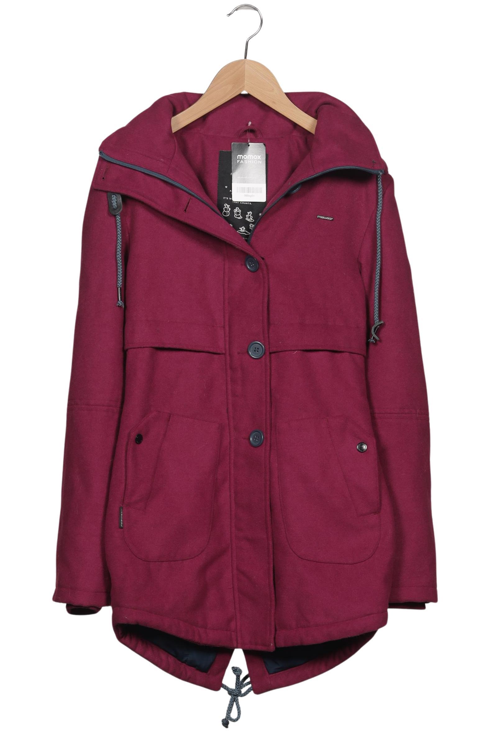 

ragwear Damen Mantel, bordeaux, Gr. 36
