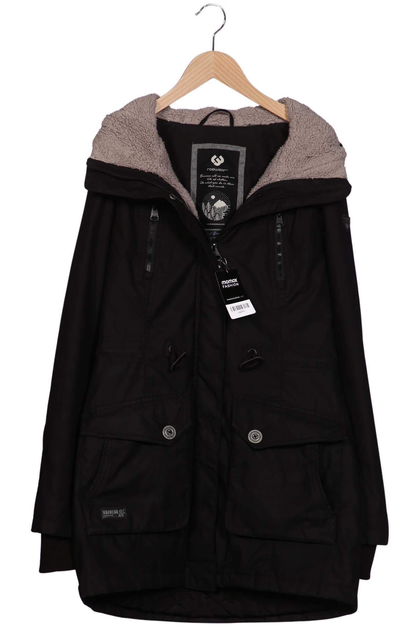 

ragwear Damen Mantel, schwarz, Gr. 38