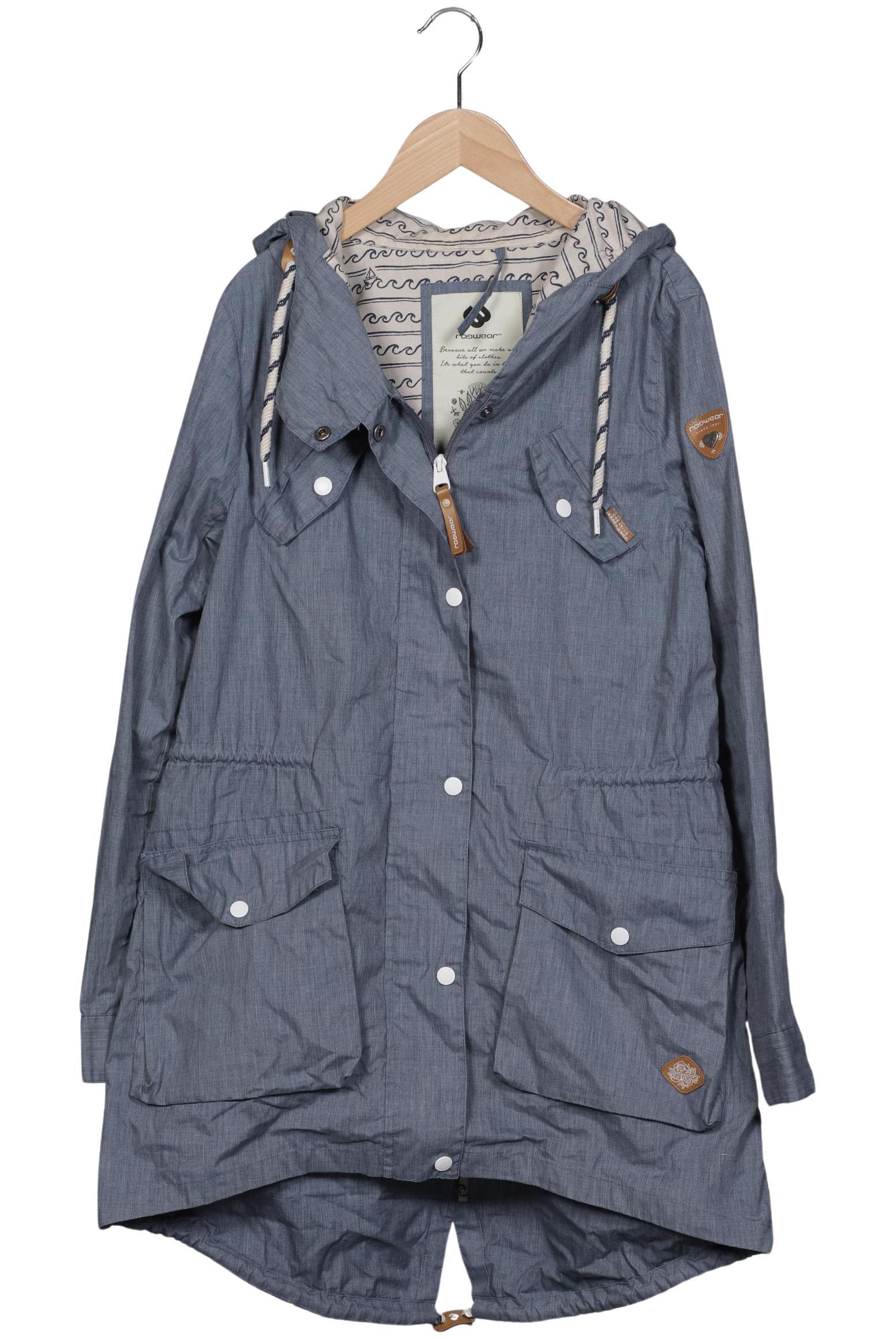 

ragwear Damen Mantel, blau, Gr. 38