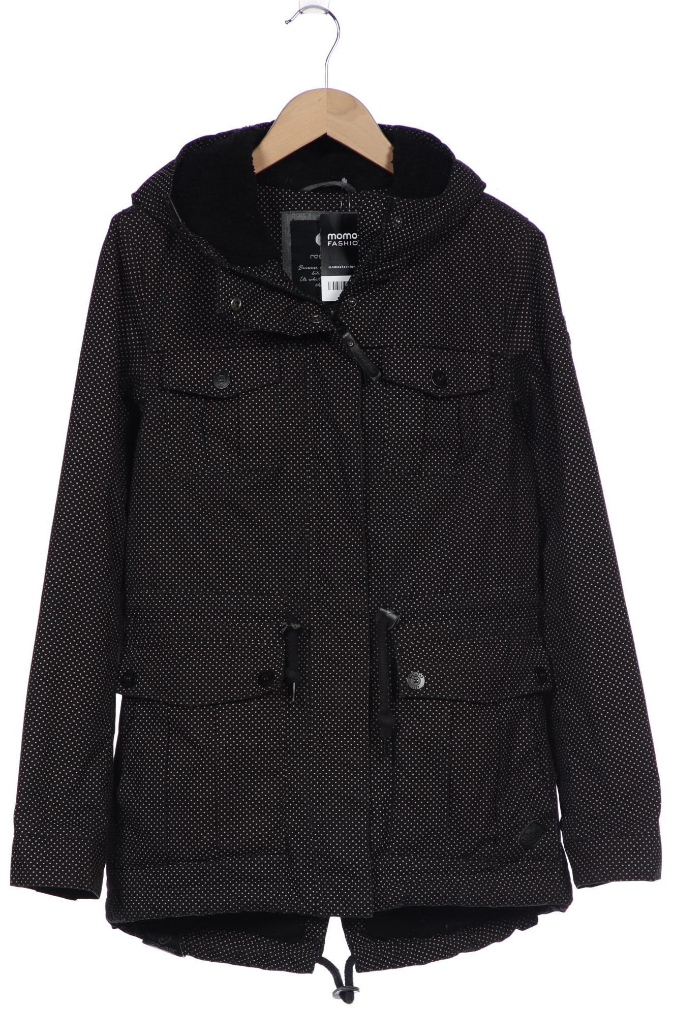 

ragwear Damen Mantel, schwarz, Gr. 38