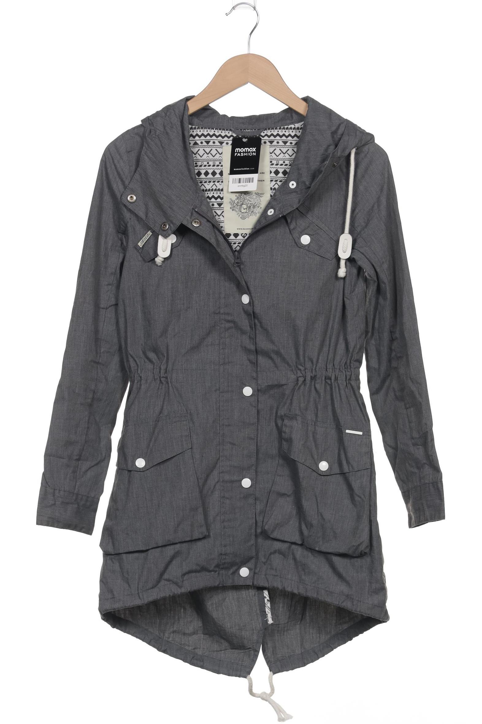 

ragwear Damen Mantel, grau, Gr. 34