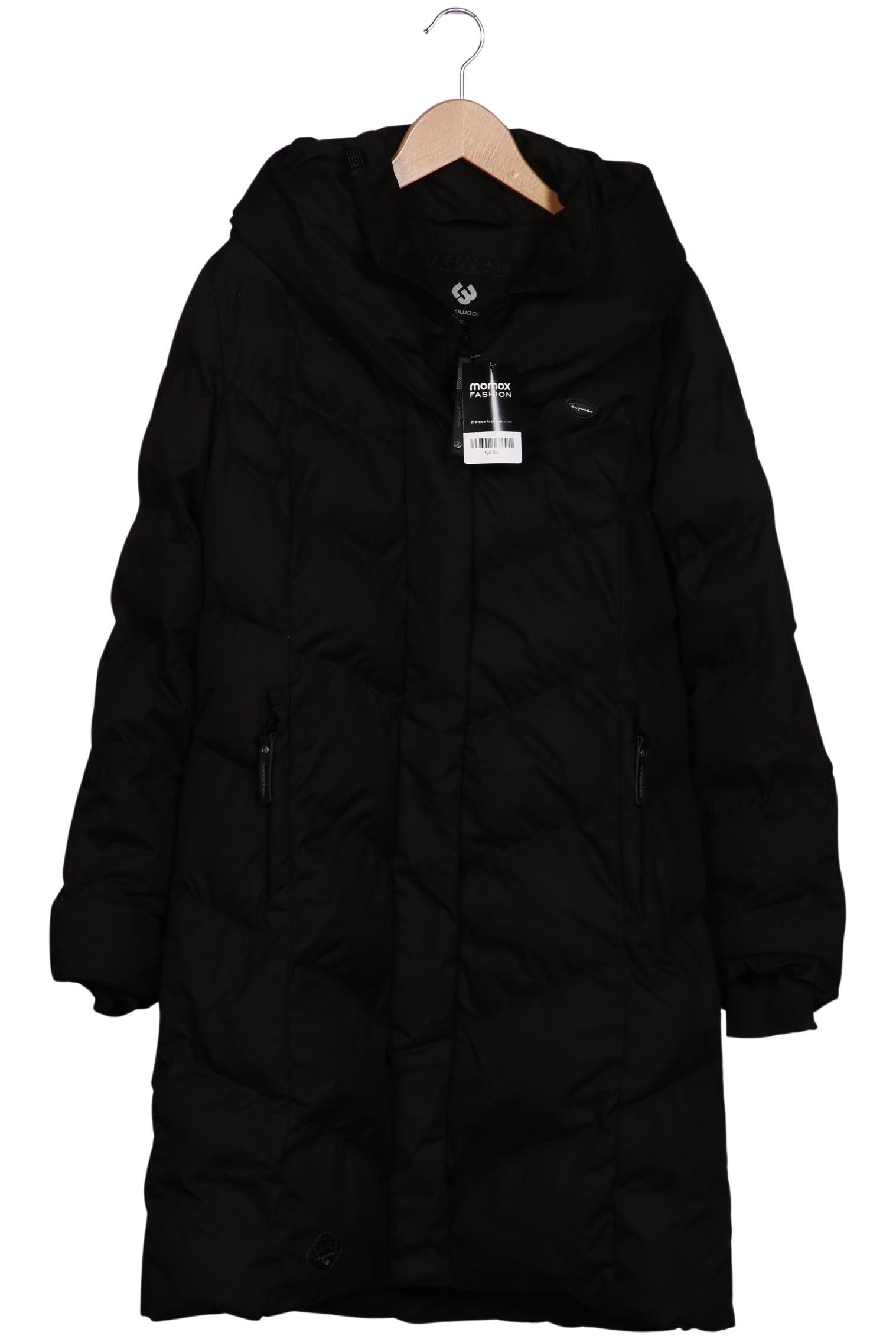 

ragwear Damen Mantel, schwarz, Gr. 38