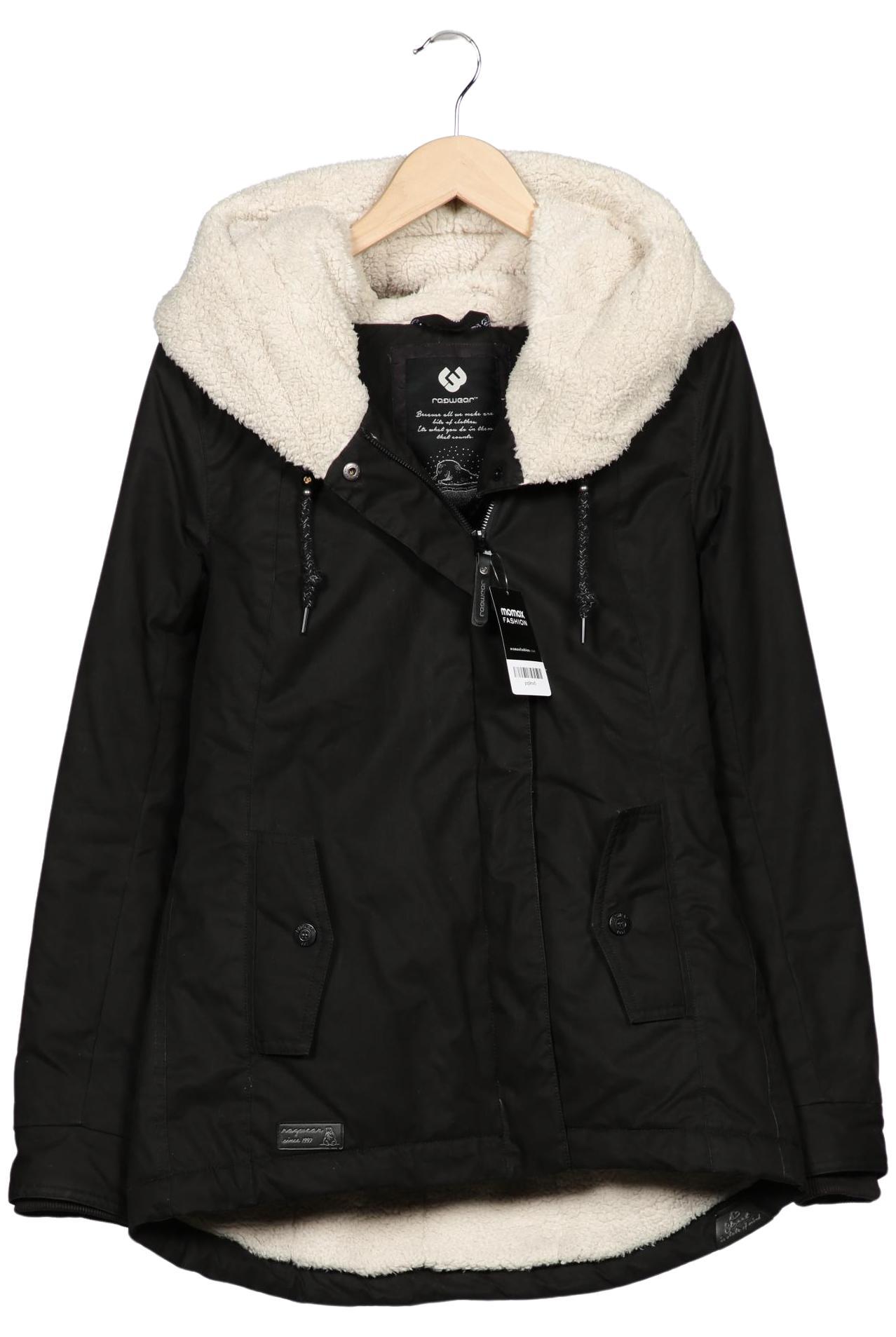 

ragwear Damen Mantel, schwarz, Gr. 42
