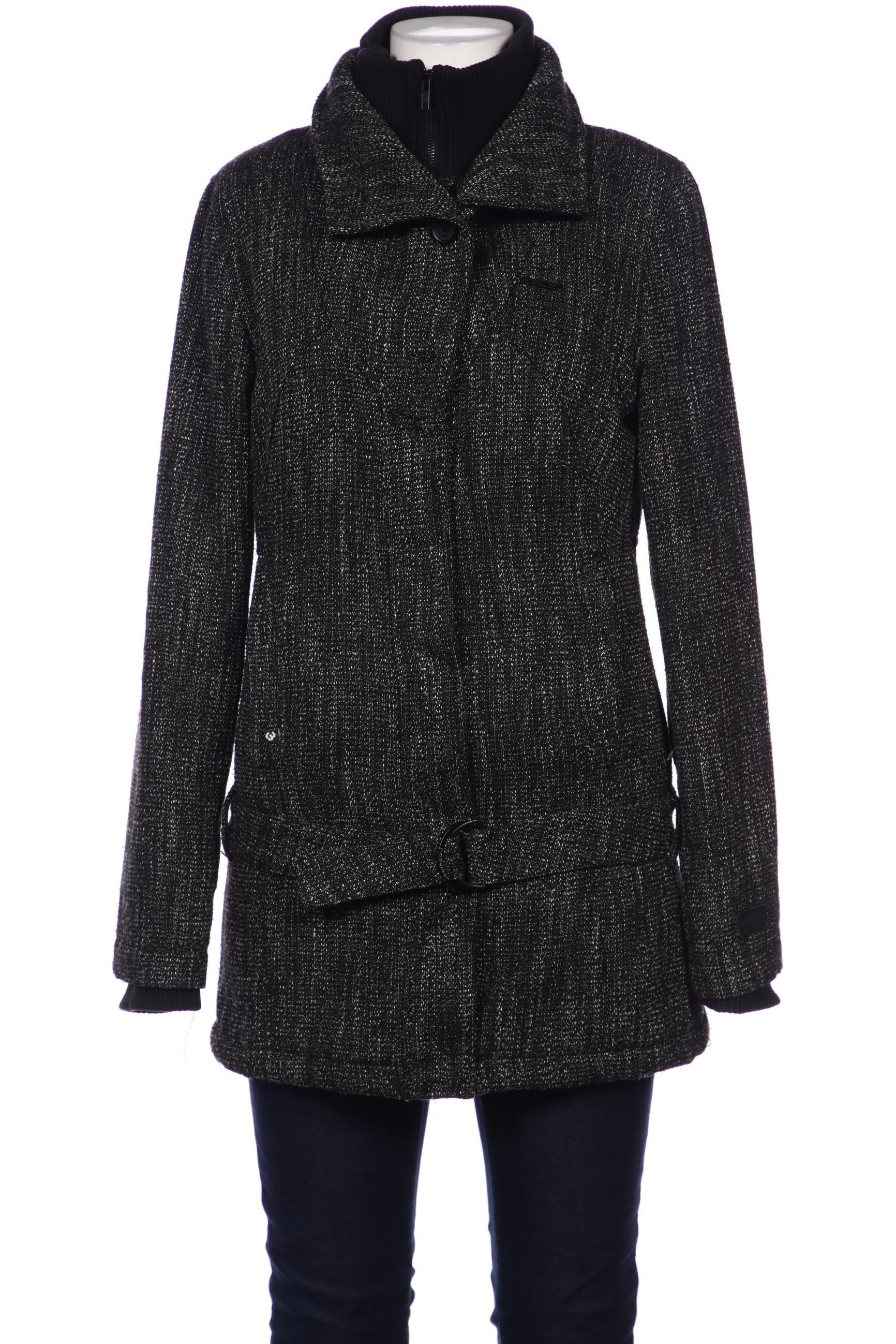 

ragwear Damen Mantel, schwarz