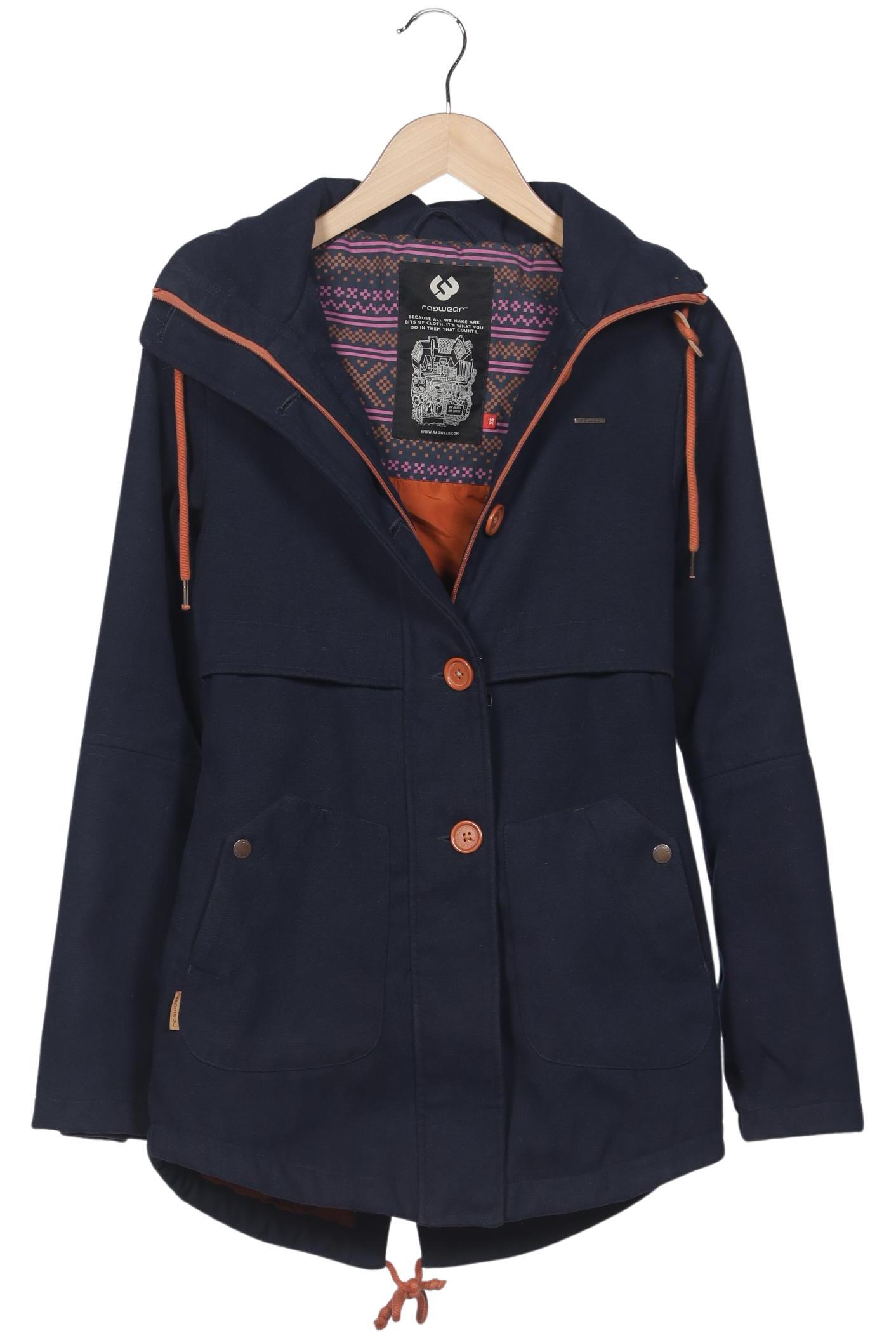 

ragwear Damen Mantel, marineblau, Gr. 34