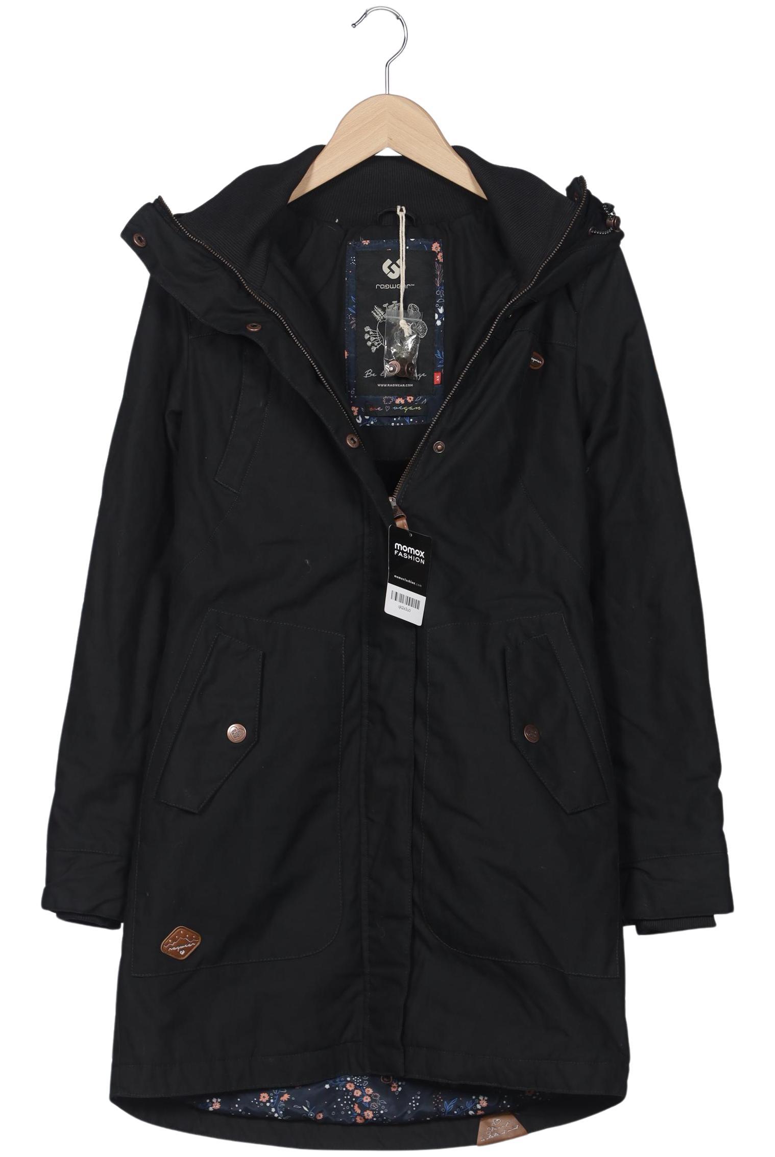 

ragwear Damen Mantel, schwarz, Gr. 34