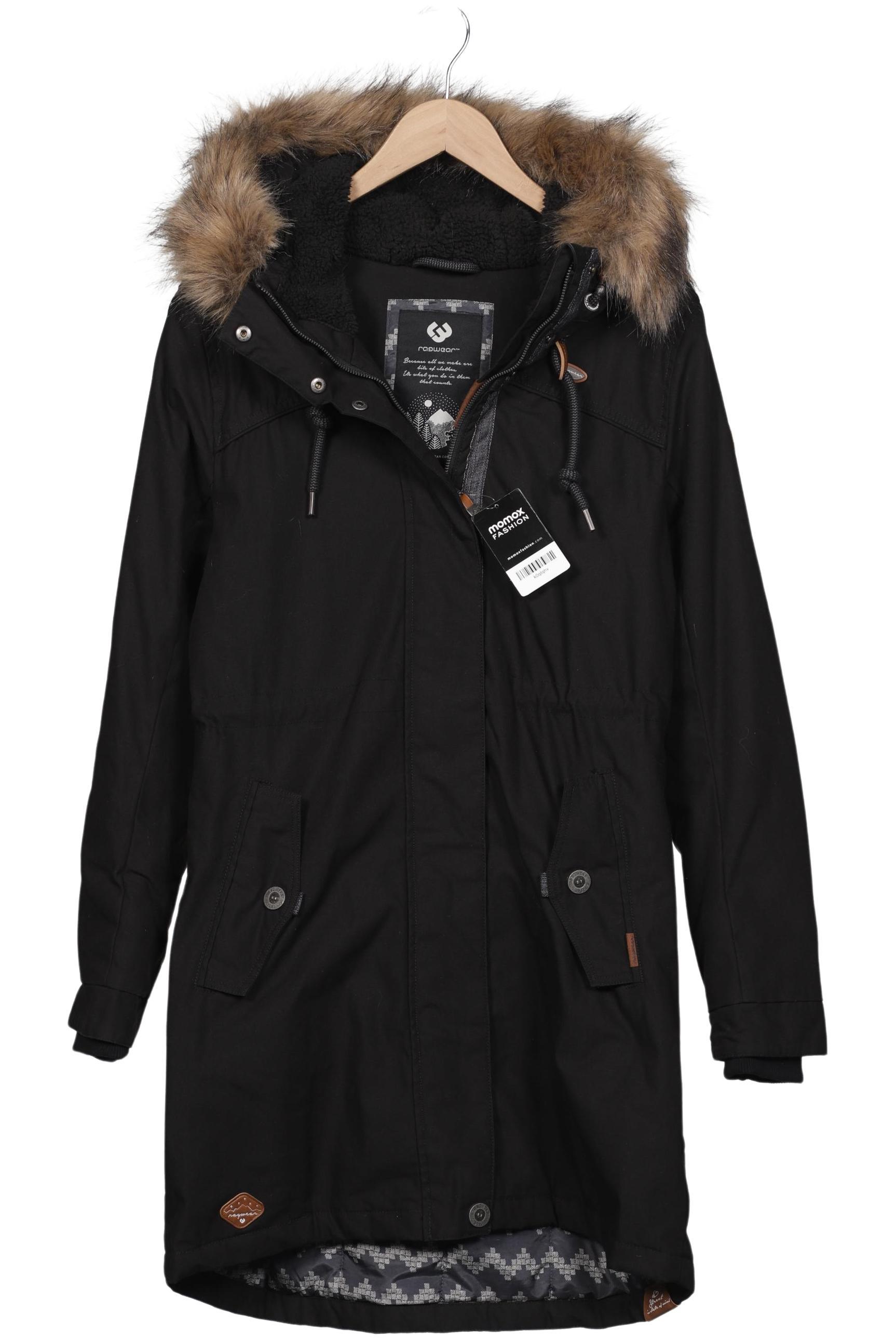 

ragwear Damen Mantel, schwarz, Gr. 44