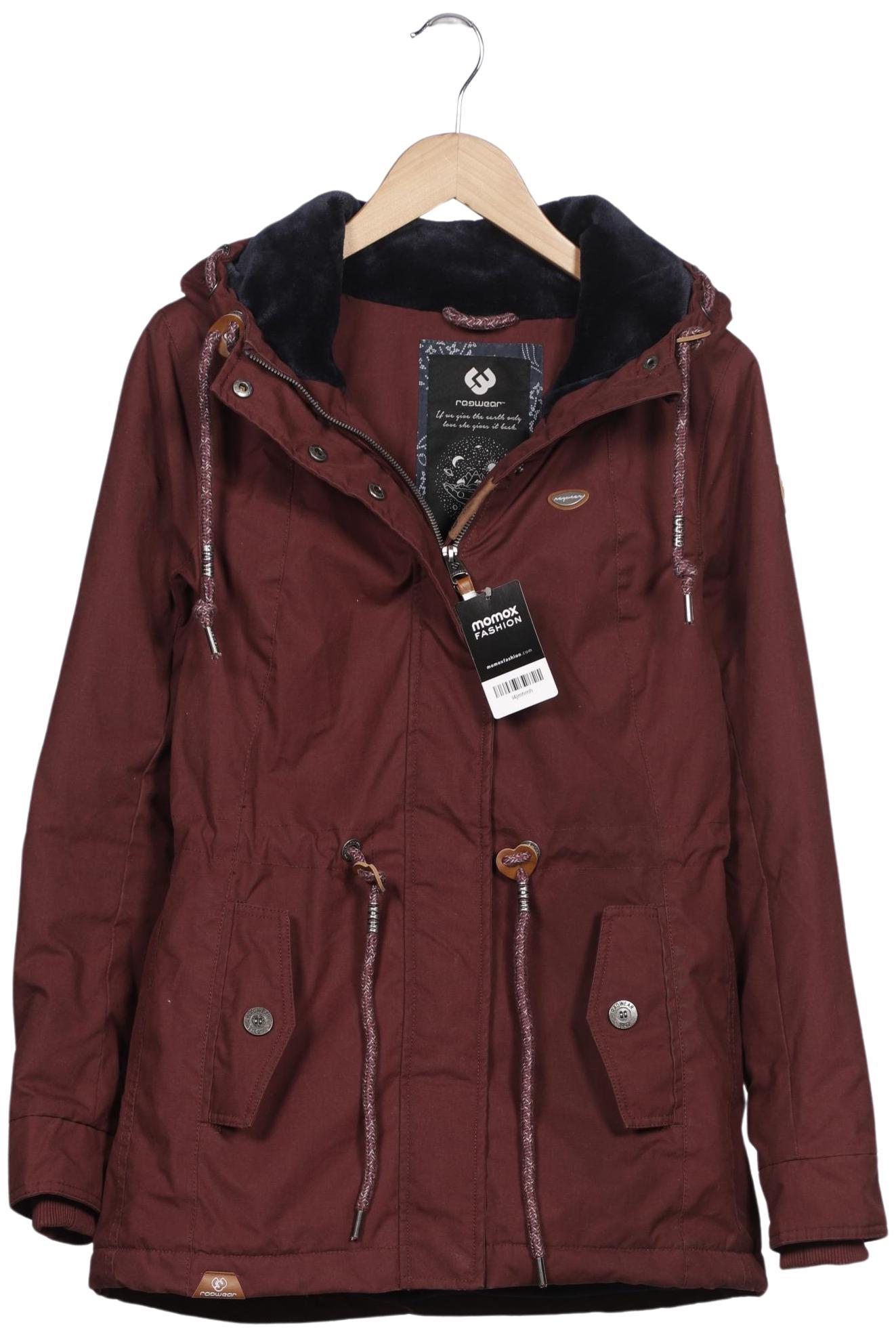 

ragwear Damen Mantel, bordeaux, Gr. 36