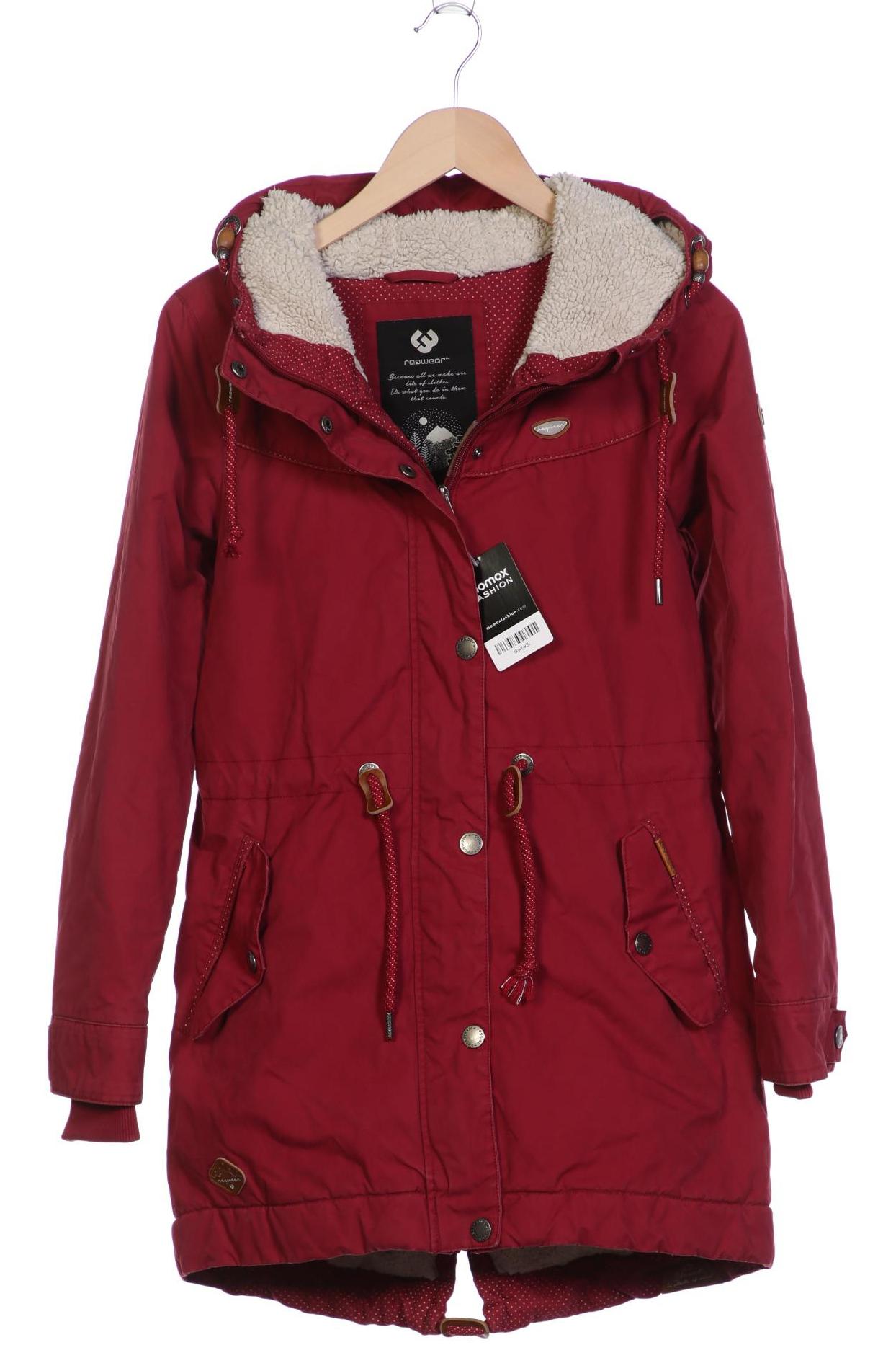 

ragwear Damen Mantel, bordeaux, Gr. 34