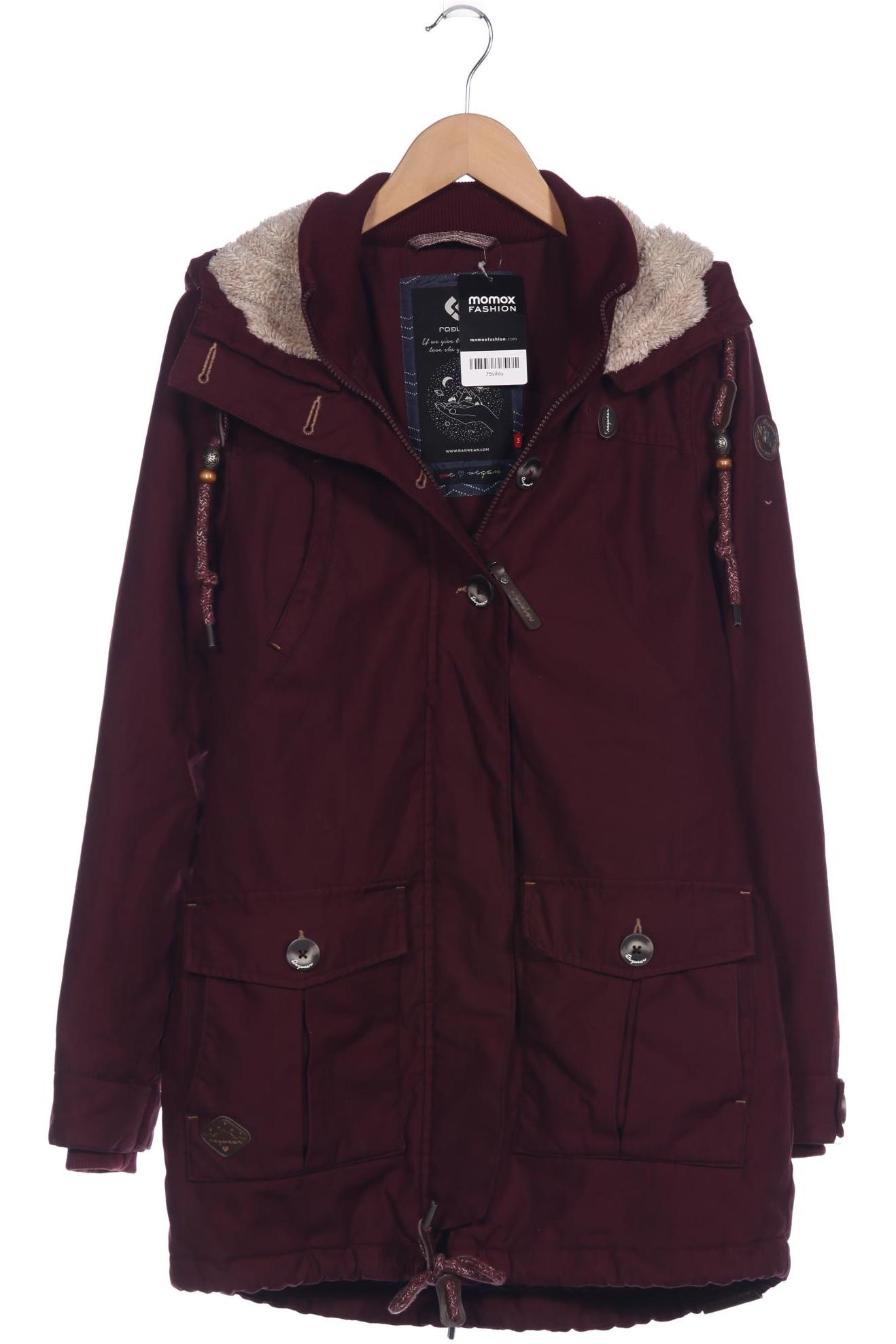 

ragwear Damen Mantel, bordeaux, Gr. 38