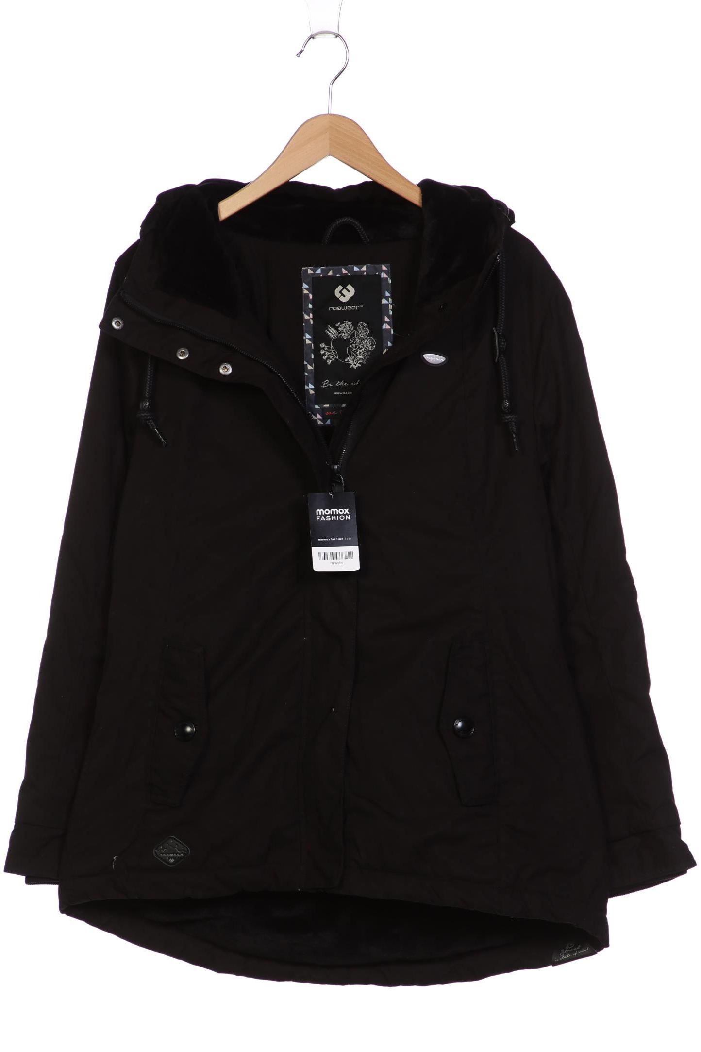 

ragwear Damen Mantel, schwarz, Gr. 46