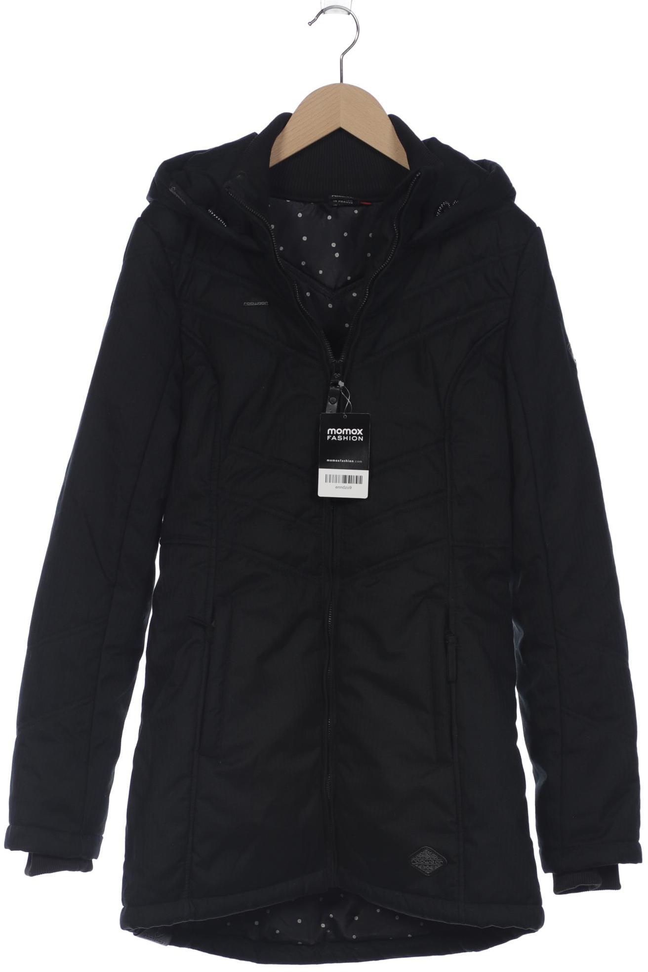 

ragwear Damen Mantel, schwarz, Gr. 36