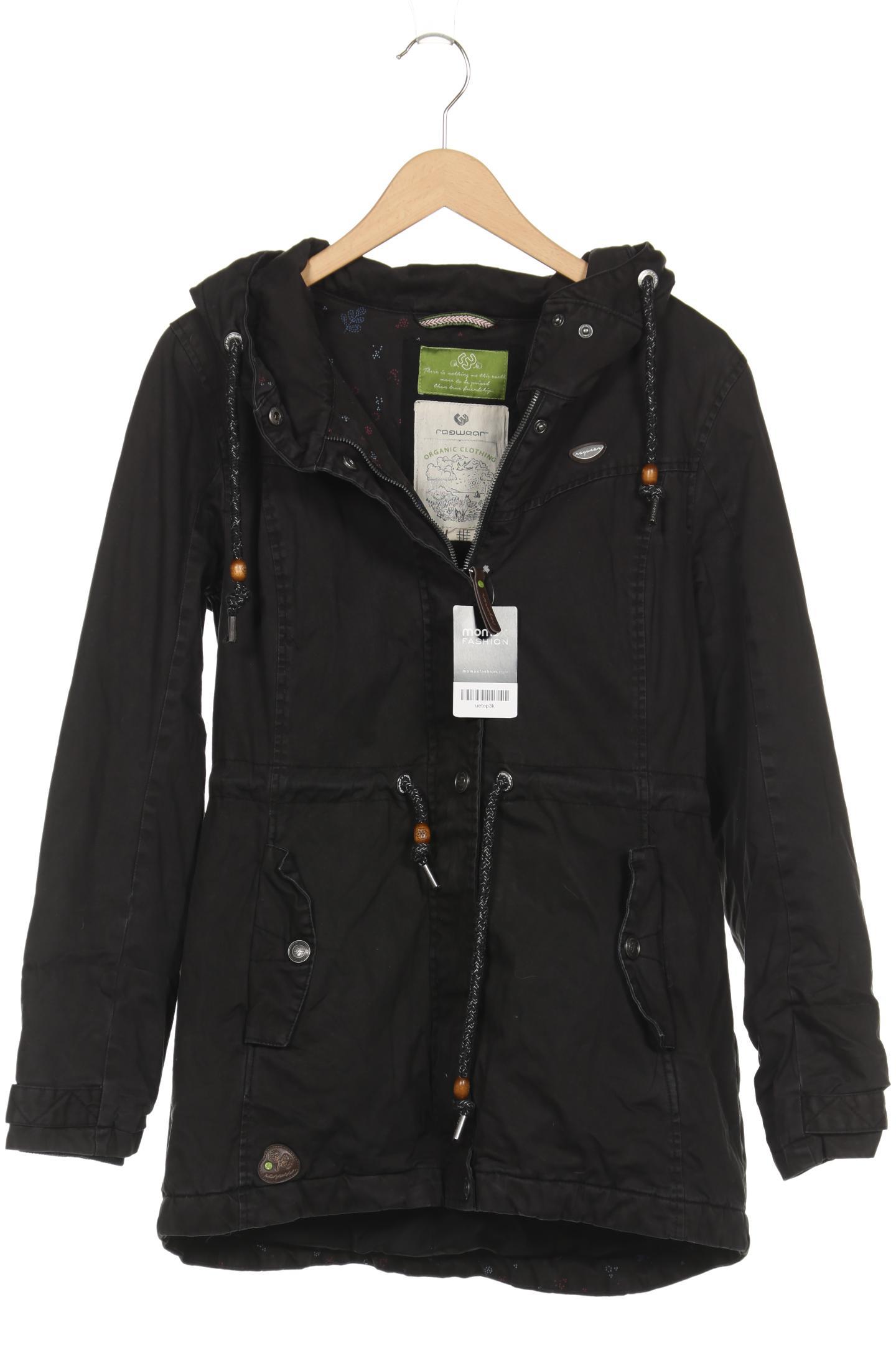 

ragwear Damen Mantel, schwarz, Gr. 38