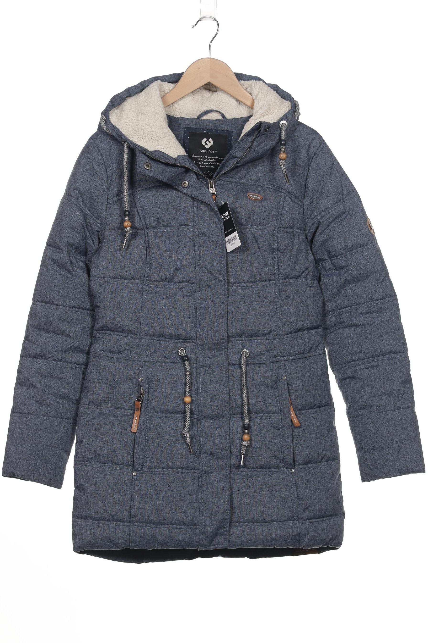 

ragwear Damen Mantel, blau, Gr. 38