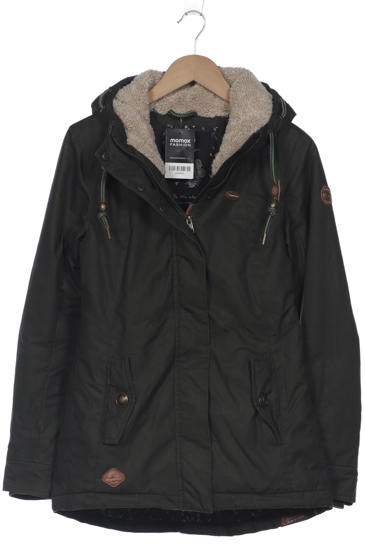 

ragwear Damen Mantel, grün, Gr. 36