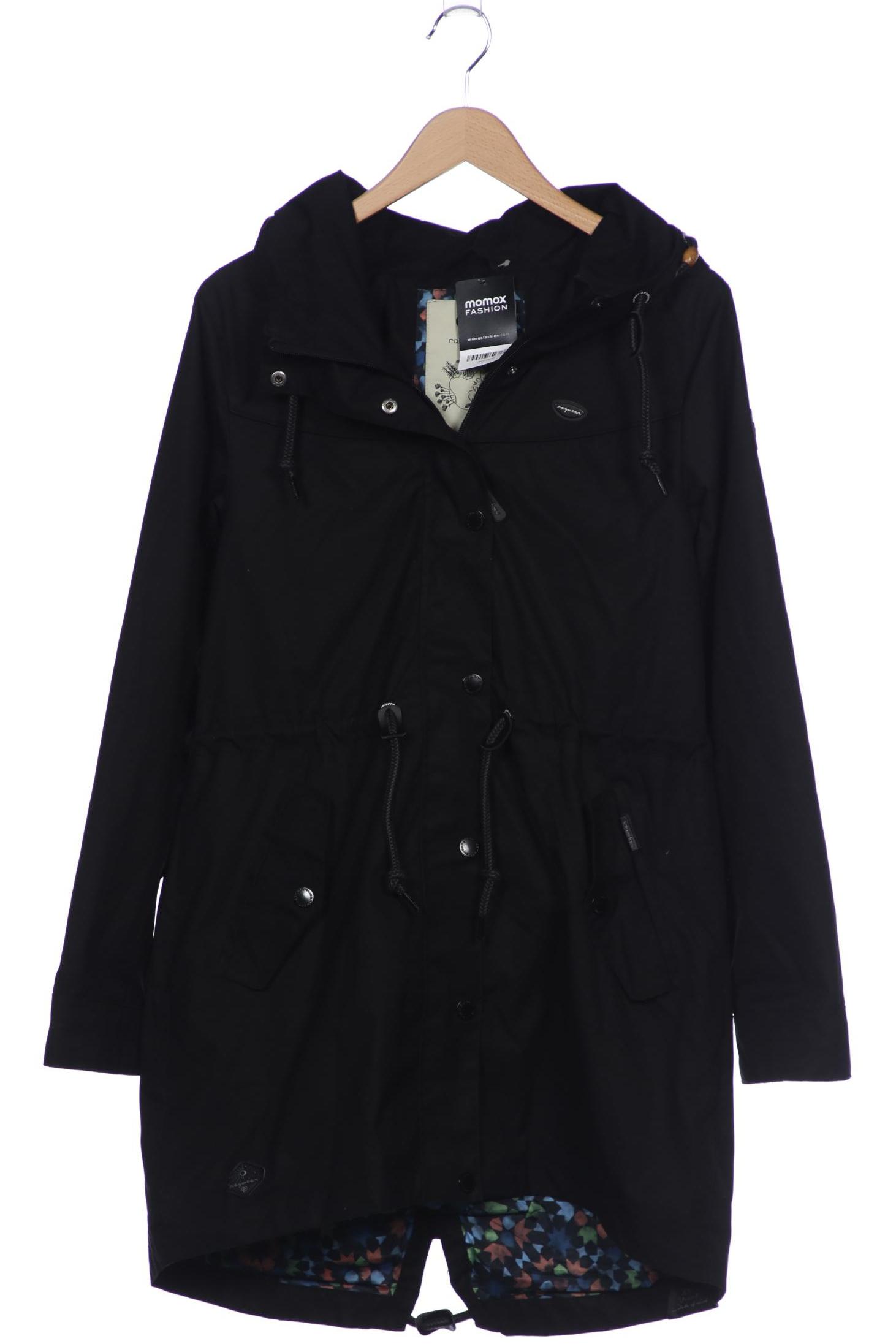 

ragwear Damen Mantel, schwarz, Gr. 42