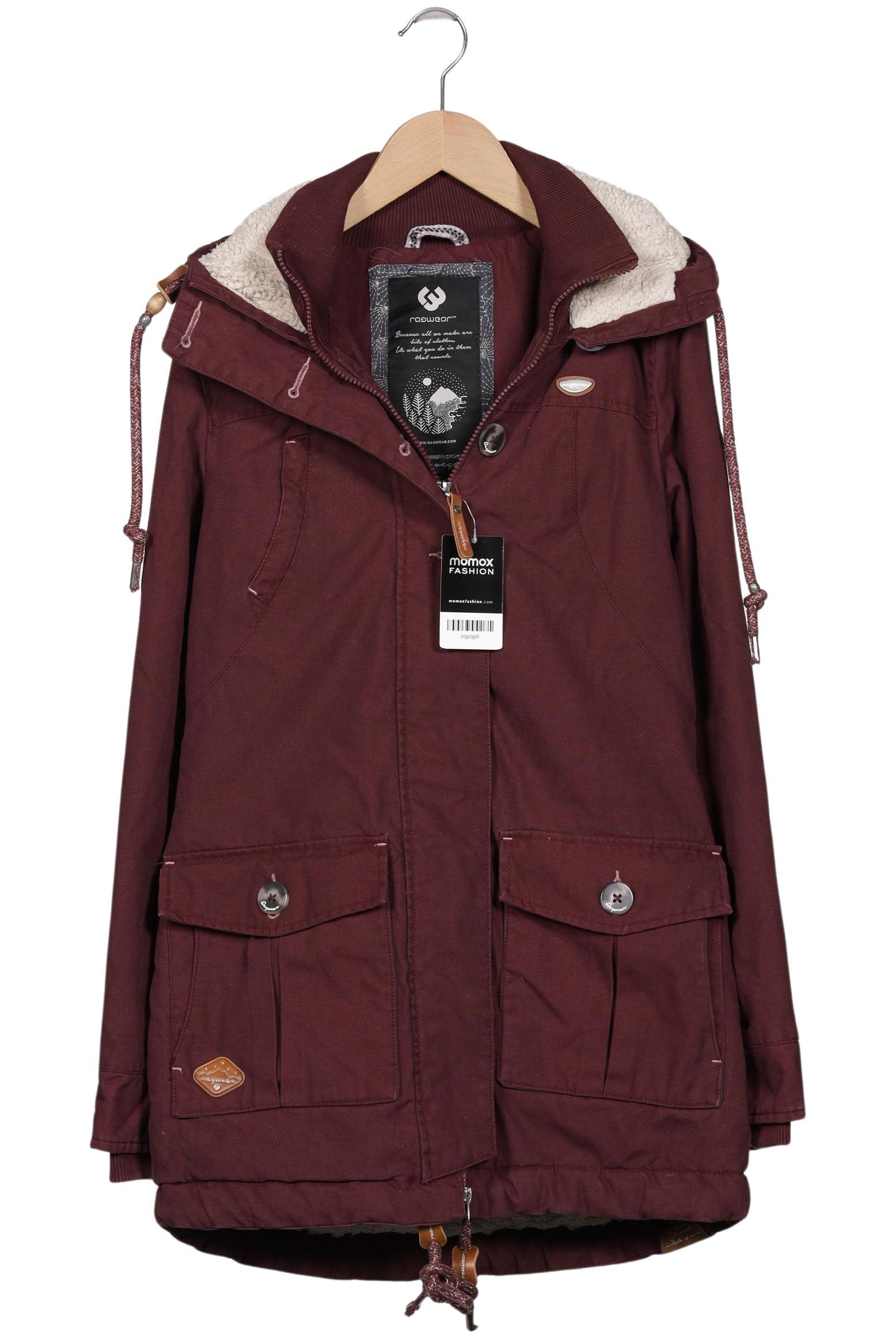 

ragwear Damen Mantel, bordeaux, Gr. 36