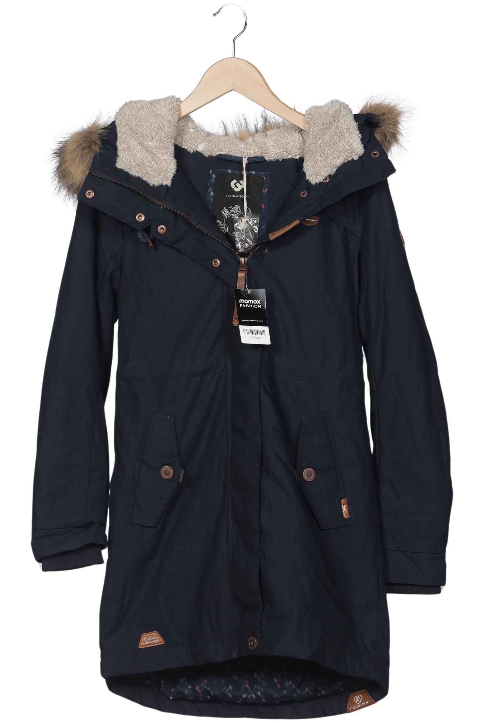 

ragwear Damen Mantel, marineblau, Gr. 34