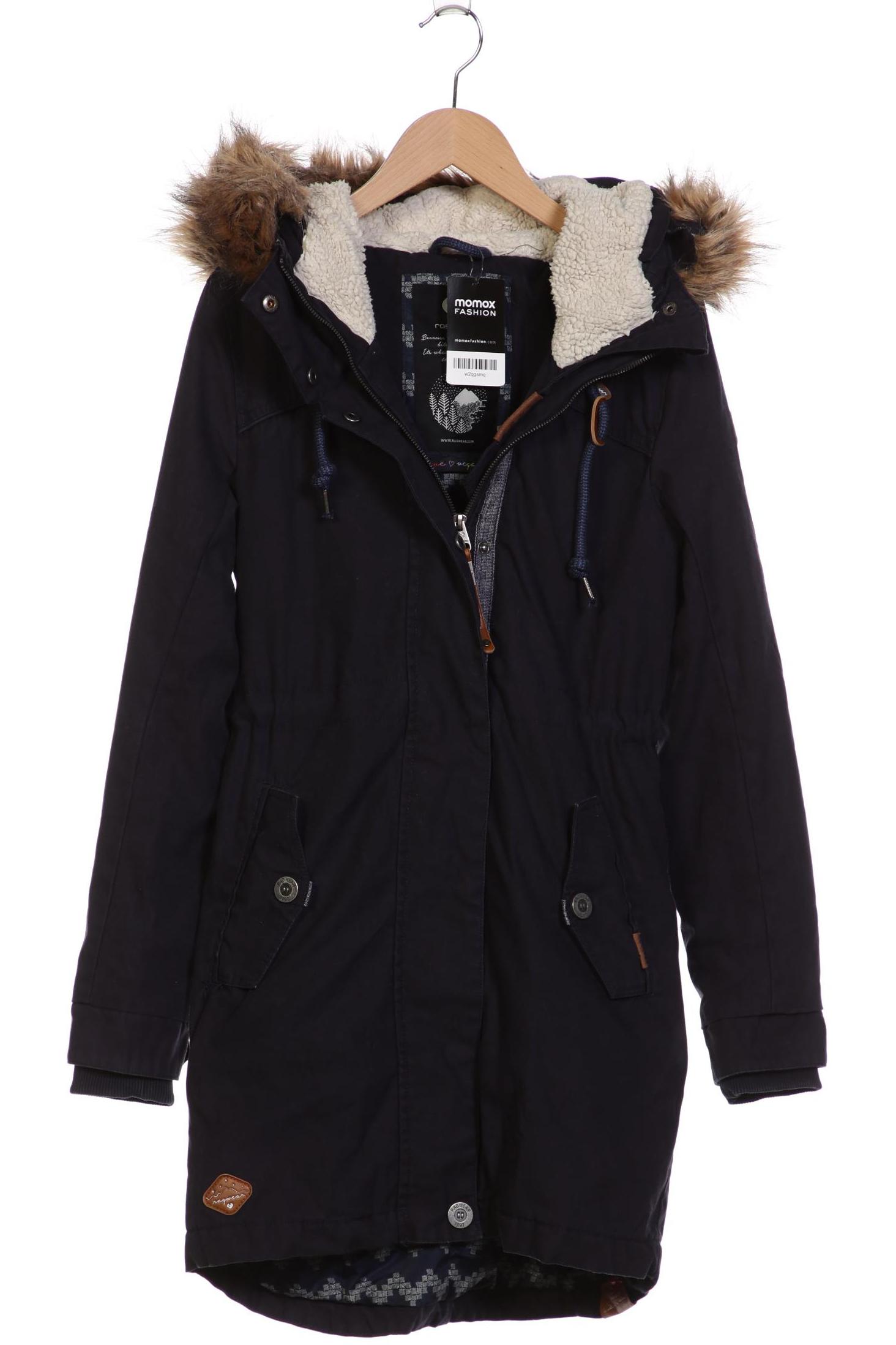

ragwear Damen Mantel, marineblau, Gr. 34