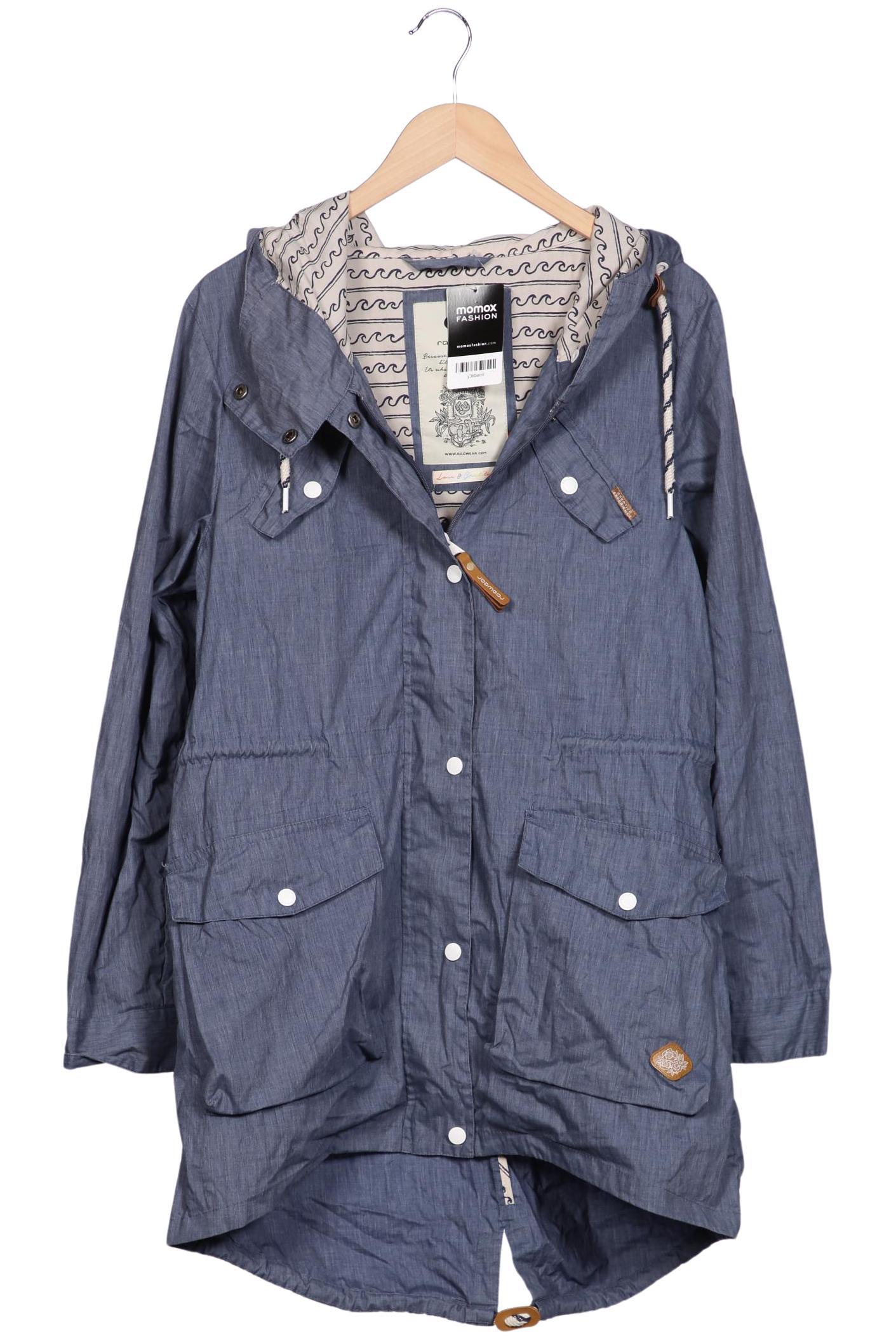 

ragwear Damen Mantel, blau, Gr. 42