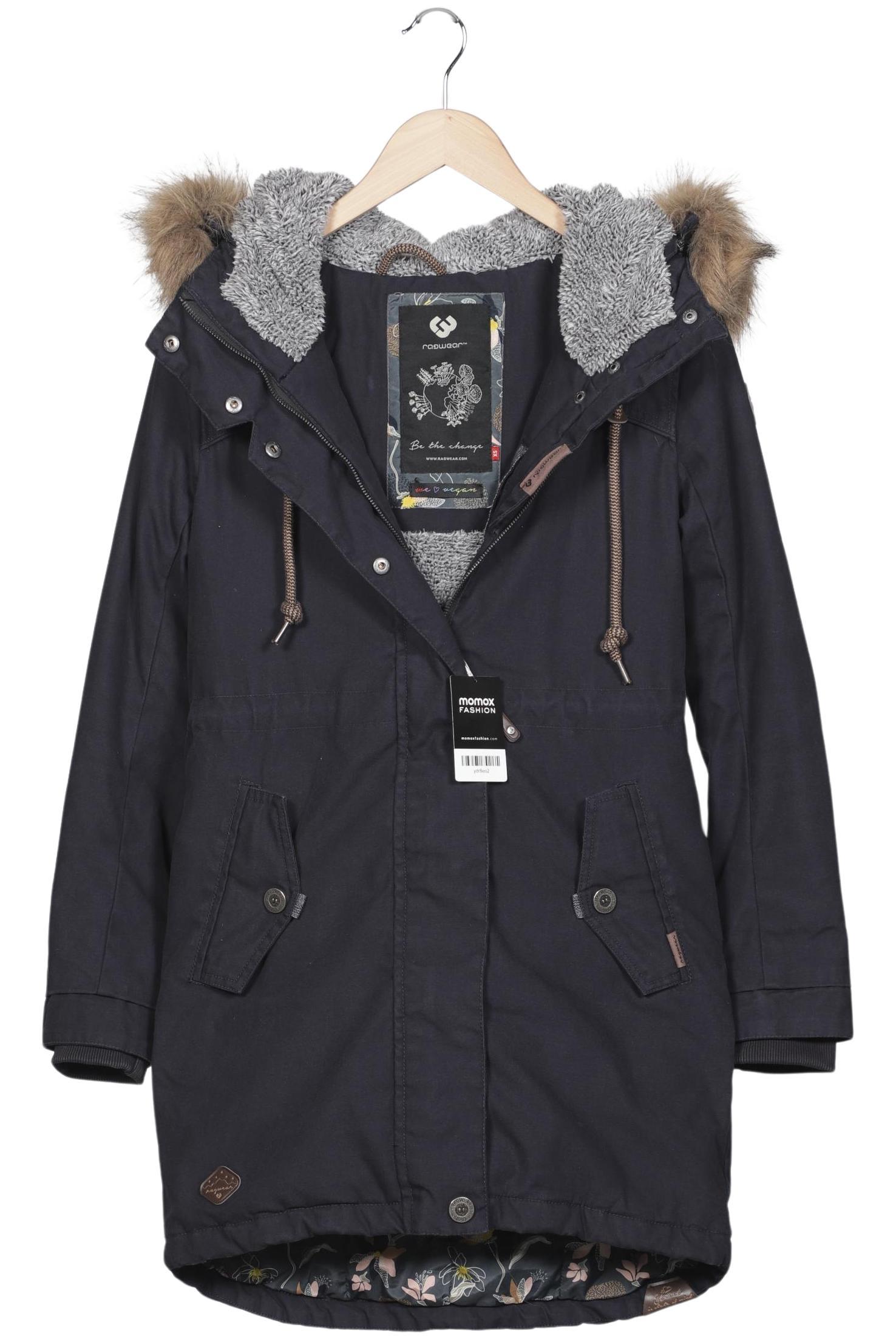 

ragwear Damen Mantel, marineblau, Gr. 34